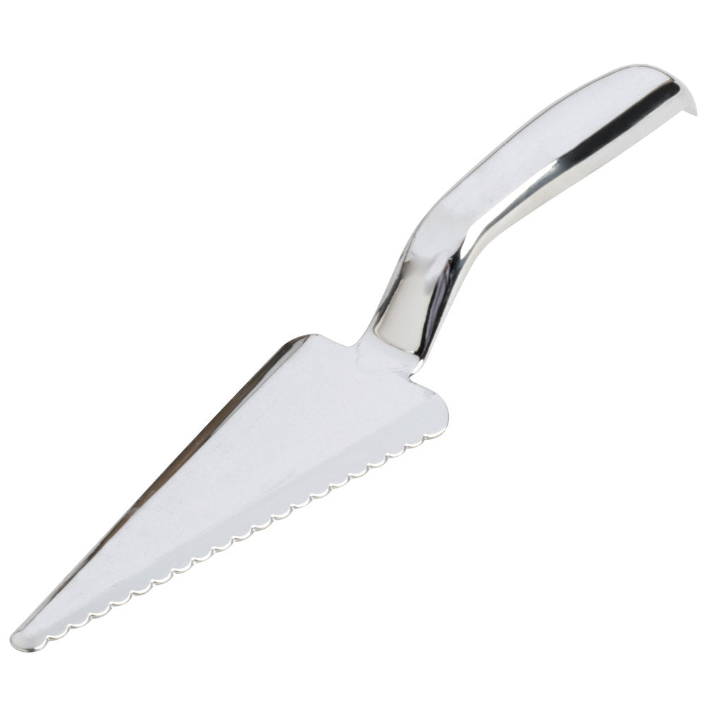Premium Stainless Steel Cake Cutter with Comfort Grip - Perfect for Birthday Cakes, Wedding Desserts & Home Baking (Silver)