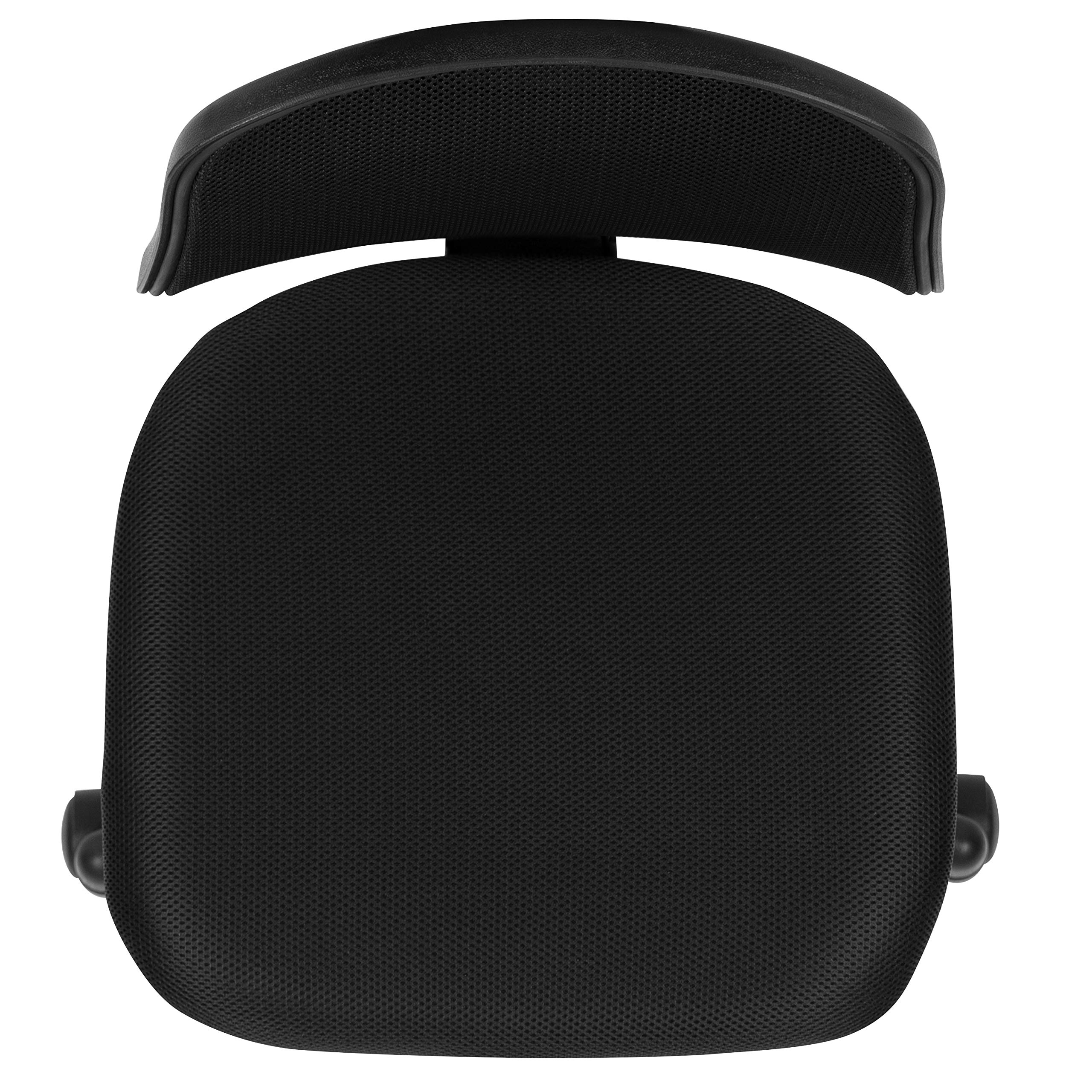 Ergonomic Mid-Back Black Mesh Office Chair with Swivel & Tilt Function - Perfect for Home Office, Gaming & Workspace Comfort