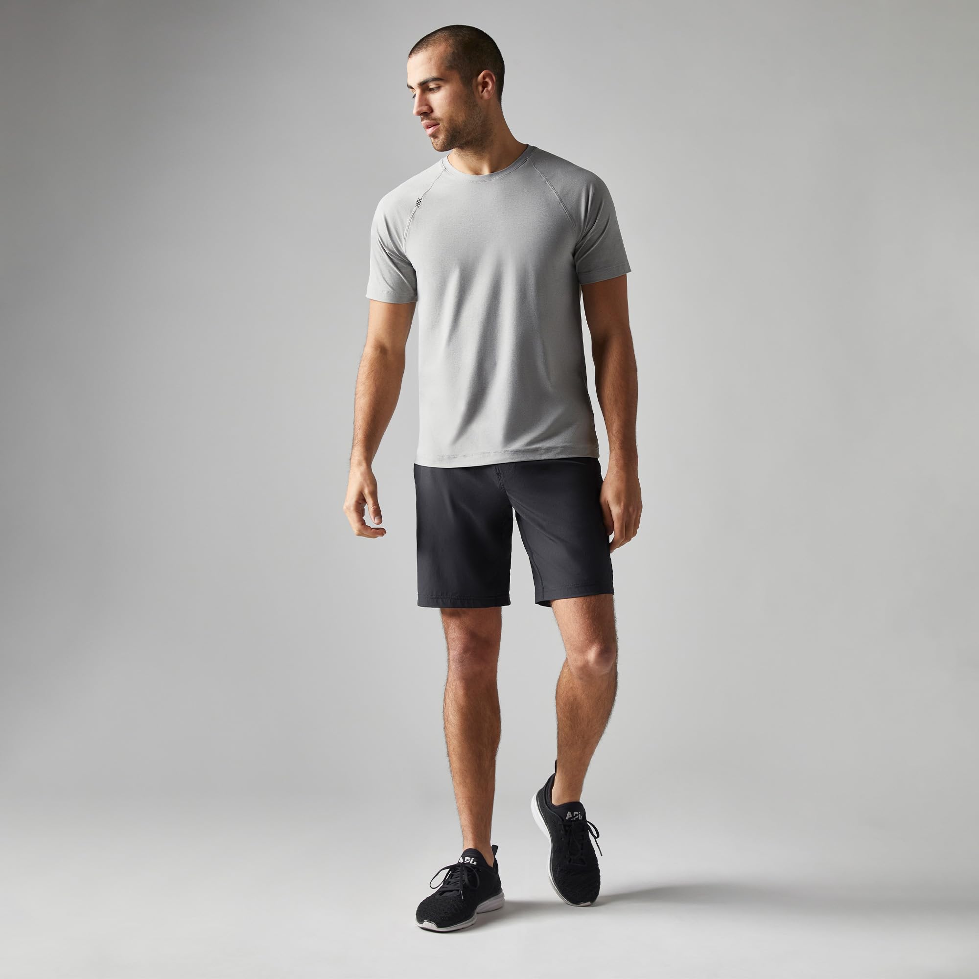 **Rhone Reign Men's Workout Shirts - Anti-Odor & Quick Dry Gym T-Shirts for Men - Perfect for Training, Running & Fitness**