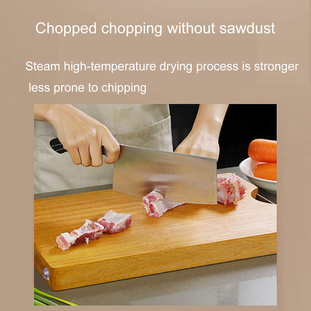 Premium Reversible Rectangular Solid Wood Cutting Board - 5 Sizes, Unpainted & Healthy for Chopping Vegetables, Fruits, and Meat | Perfect for Kitchen Prep, Serving, and Charcuterie Displays
