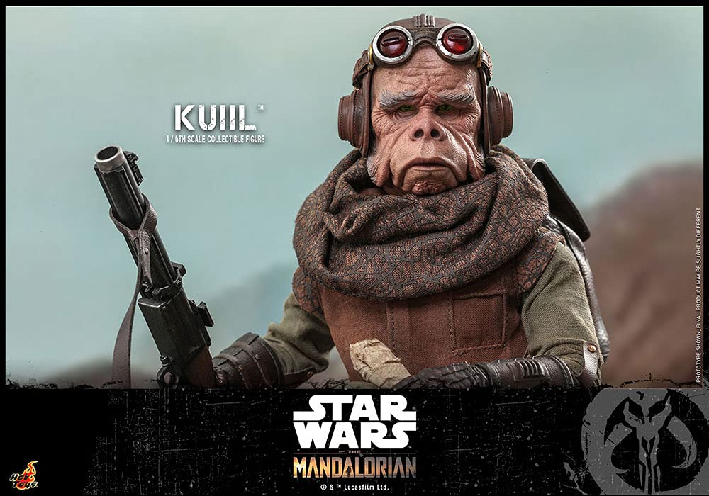 Hot Toys 1:6 Scale Kuiil Action Figure - The Mandalorian Collectible Toy for Adults, Star Wars Gift for Fans | Display, Collection, Cosplay Prop