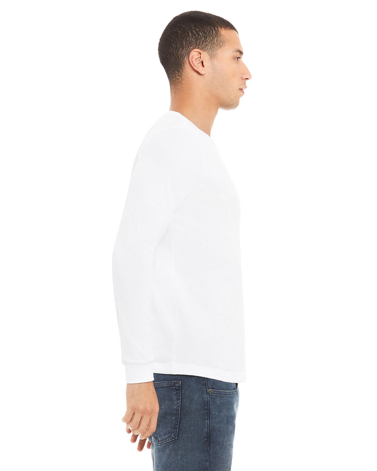 Bella + Canvas 3501 Unisex Jersey Long Sleeve T-Shirt - Soft Cotton Crewneck Tee for Men & Women - Perfect for Casual Wear, Layering & Everyday Comfort