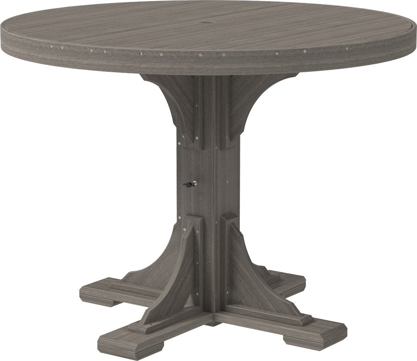 LuxCraft 48-Inch Round Dining Table Set for 4 - Modern Kitchen & Breakfast Nook Furniture for Small Spaces | Perfect for Apartments, Condos, and Cozy Dining Areas