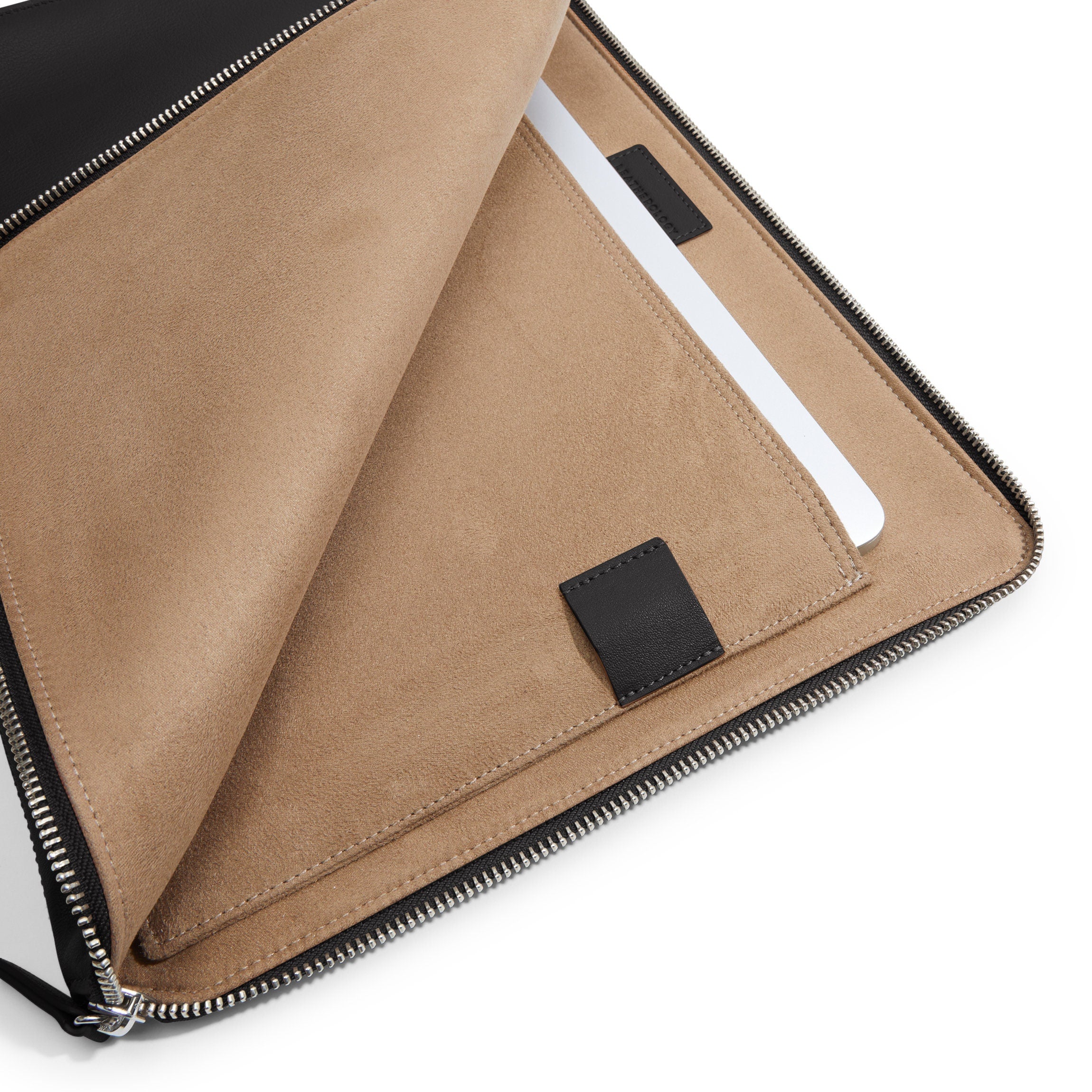 Premium Black Onyx Gusseted Document & Laptop Holder - Expandable File Organizer for Office, School, Travel & Business Professionals