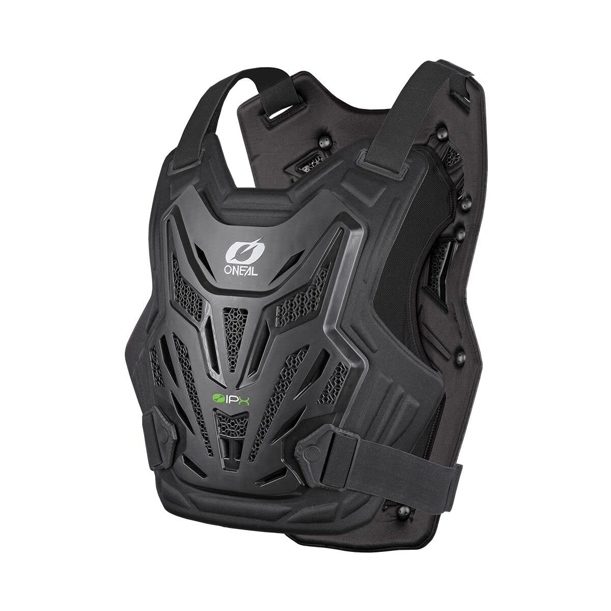 O'NEAL Split Youth Chest Protector Lite Black - One Size Youth Motocross Armor for Dirt Bike & ATV Riding Protection
