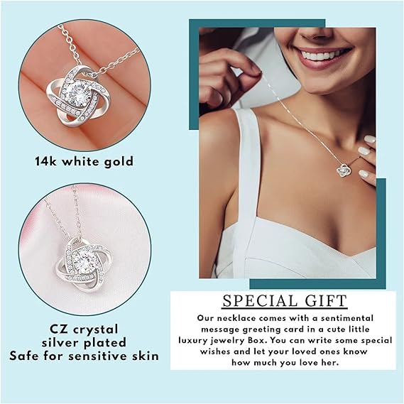 Alluring Beauty Necklace - Romantic Gift for Soulmate with Message Card & Box