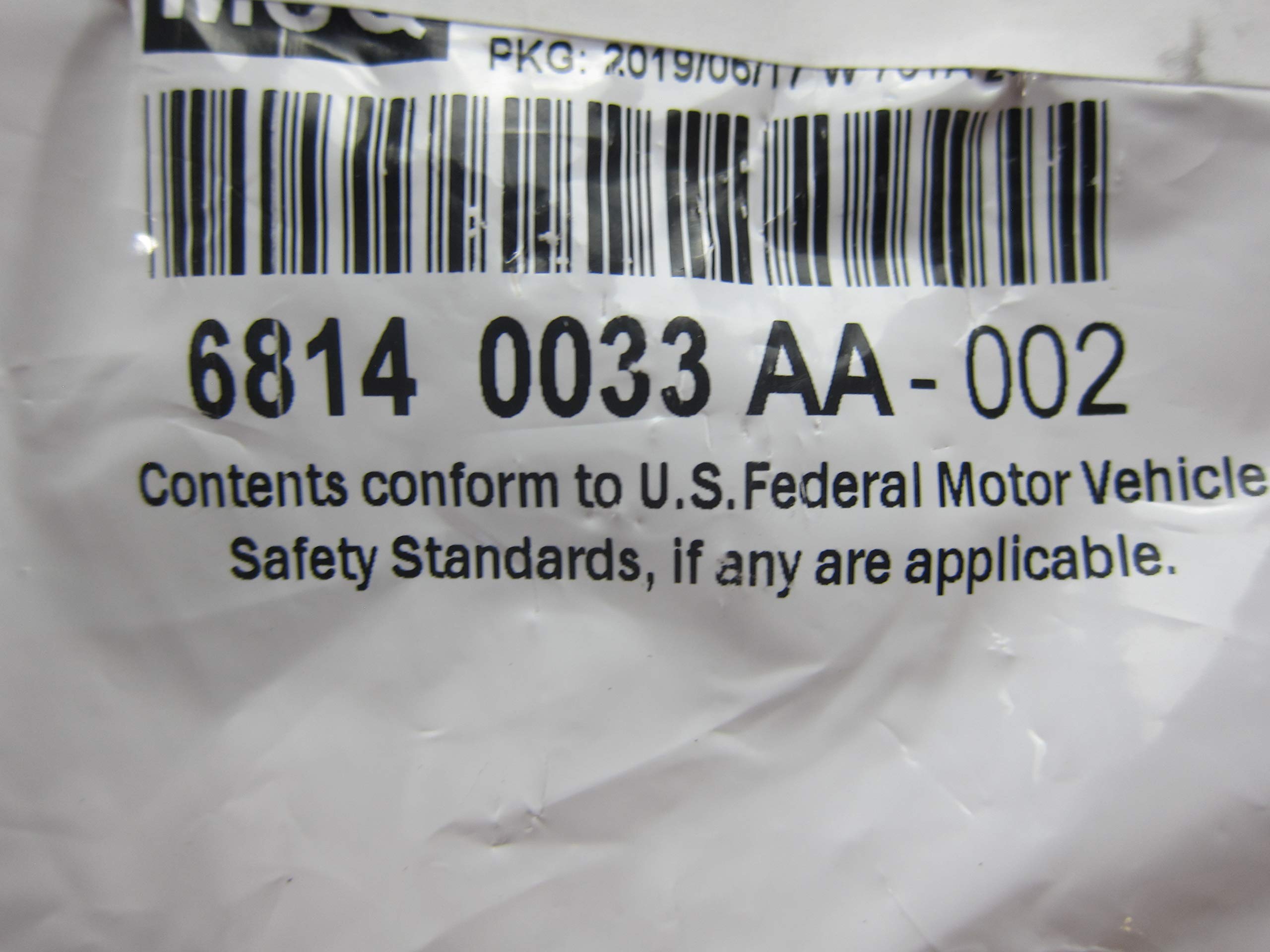 Mopar Jeep Wrangler JK Rear Window Hinge Cover - Left or Right Side - Genuine OEM Replacement Part - Perfect for Off-Roading & Daily Driving Protection
