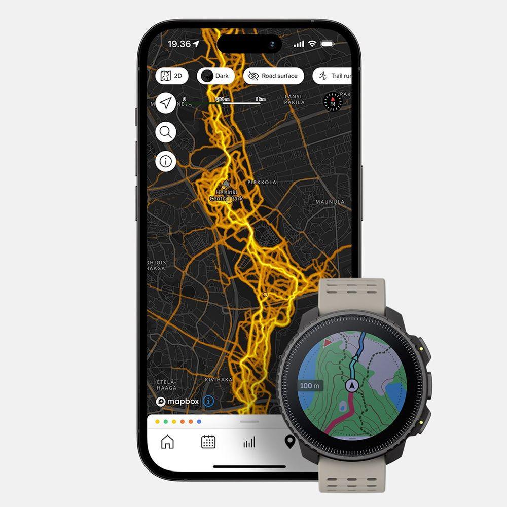 Suunto Vertical Solar GPS Watch - Stainless Steel or Titanium - Outdoor Adventure, Hiking & Fitness Tracking - Perfect for Camping, Running & Water Sports