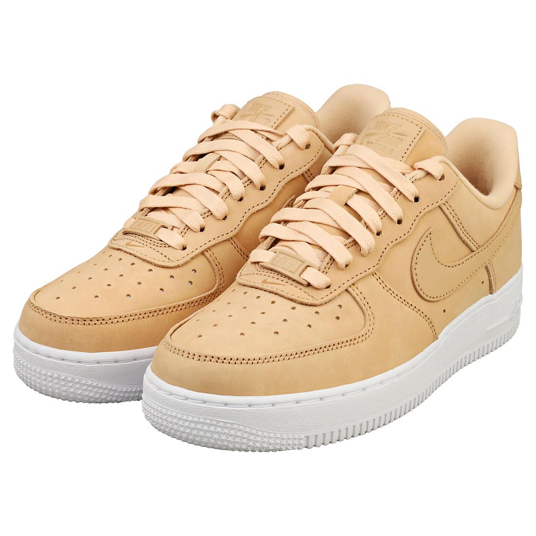 Nike Women's Air Force 1 Premium MF Vachetta Tan/White Sneakers Size 9.5 - Comfortable Casual Shoes for Walking, Running & Everyday Wear