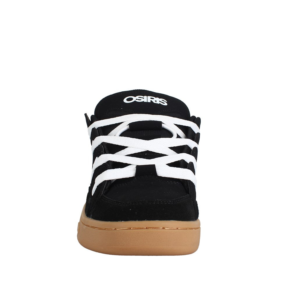 Osiris D3S Skate Shoes for Men - Black/White/Gum Colorway | High-Performance Sneakers for Skateboarding, Streetwear & Casual Wear
