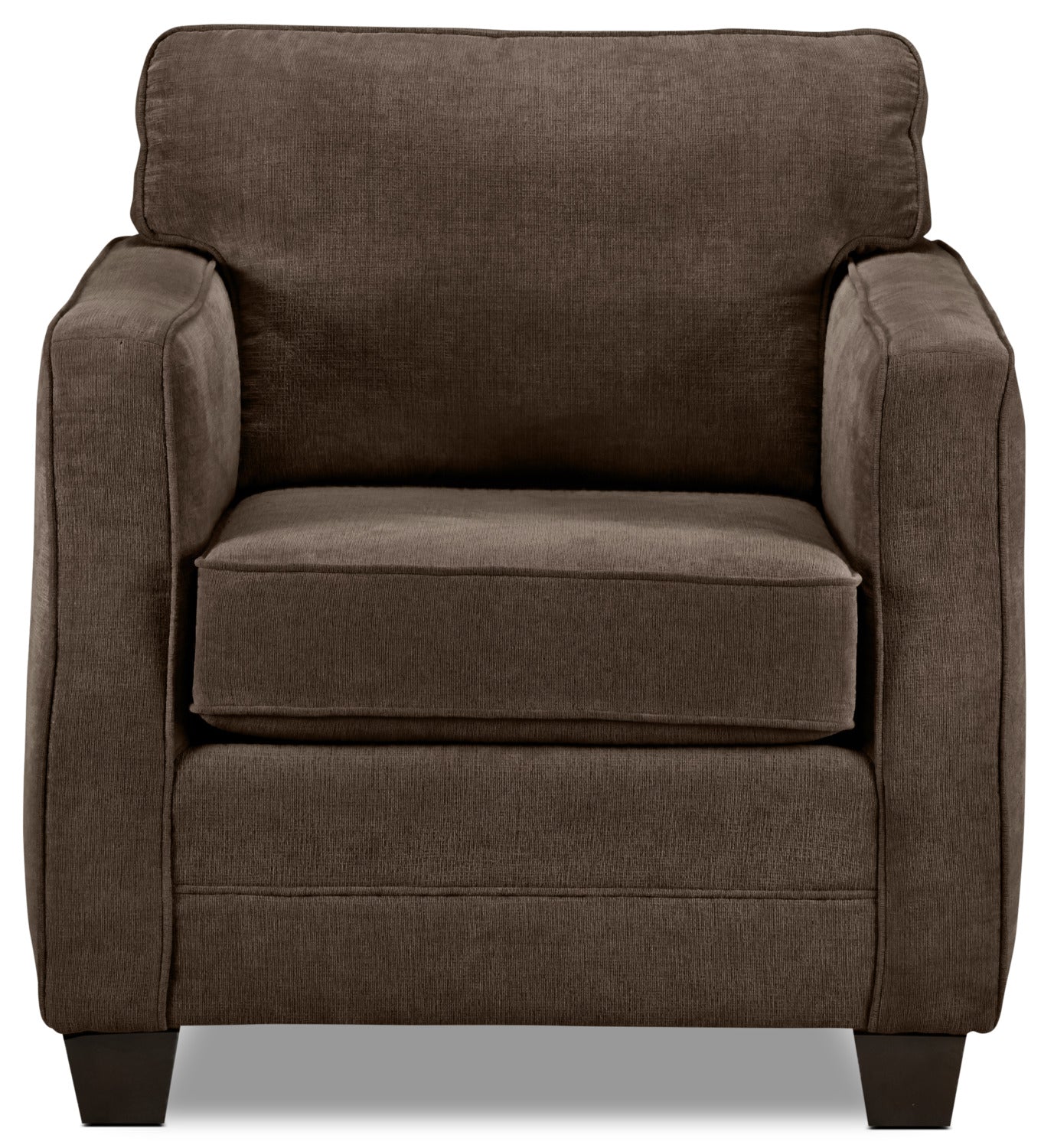 Agnes Chair in Chocolate Brown - Modern Comfortable Lounge Chair for Living Room, Bedroom, or Office - Perfect for Relaxing and Reading