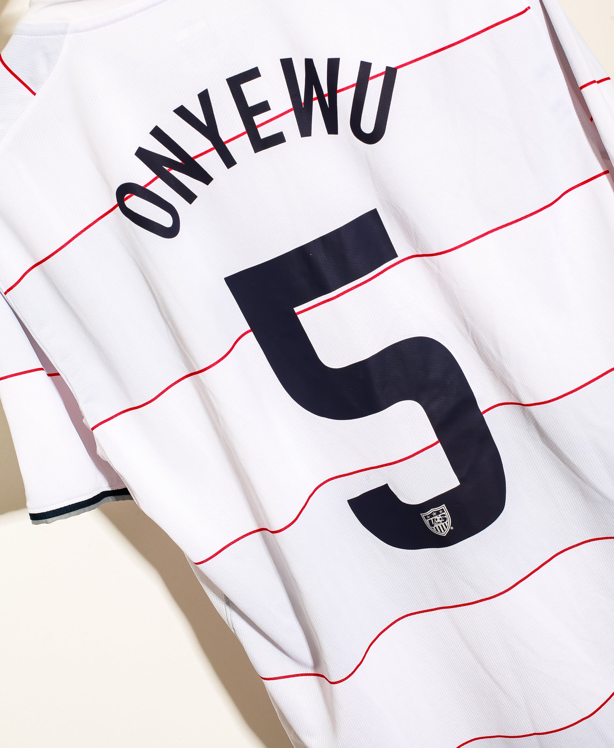 2008 USMNT Home Jersey #5 Onyewu - Authentic Soccer Shirt Size XL - Perfect for Matchdays & Fan Collections