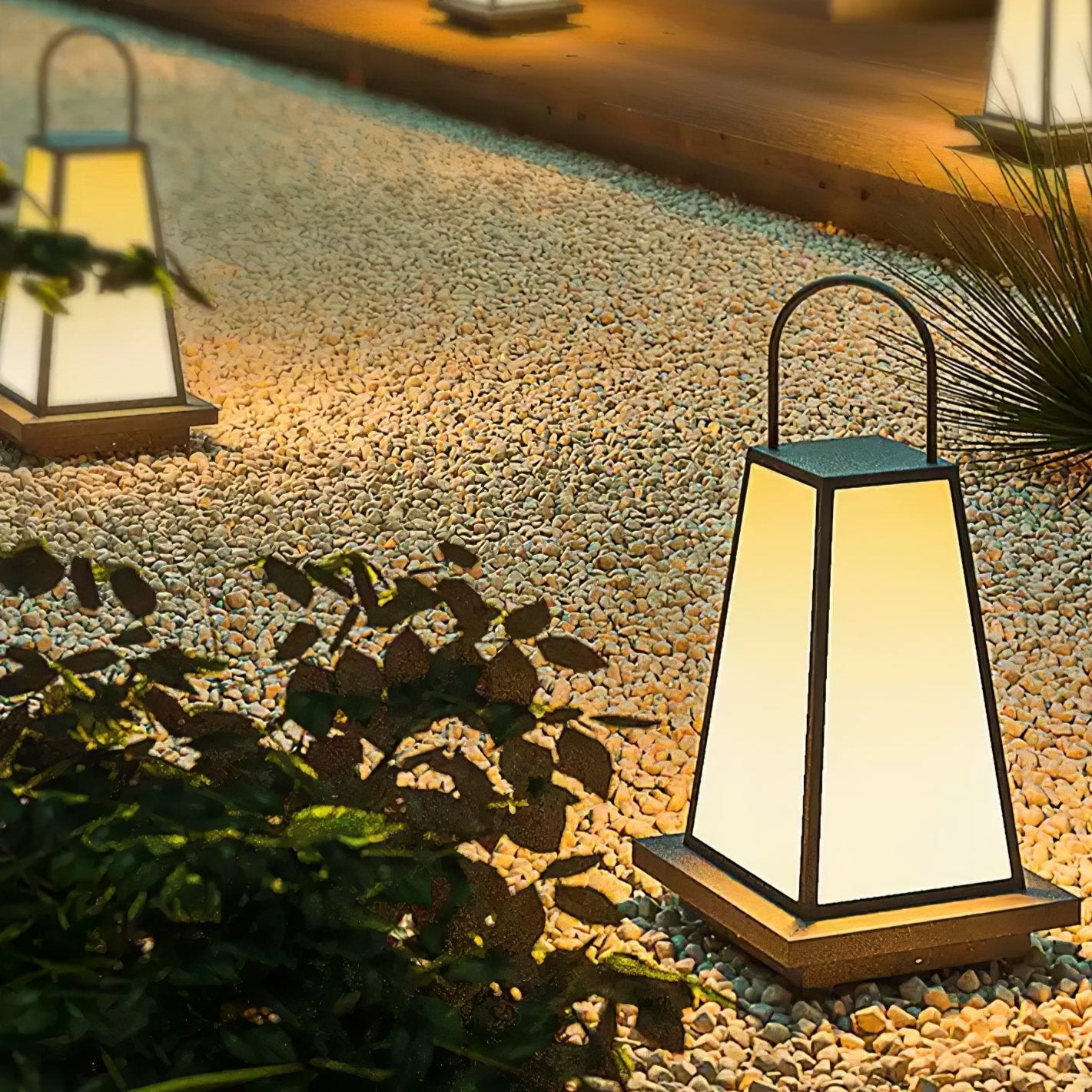 Roam Solar Powered LED Lantern - Waterproof Outdoor Garden Lights for Patio, Yard, Camping & Decoration