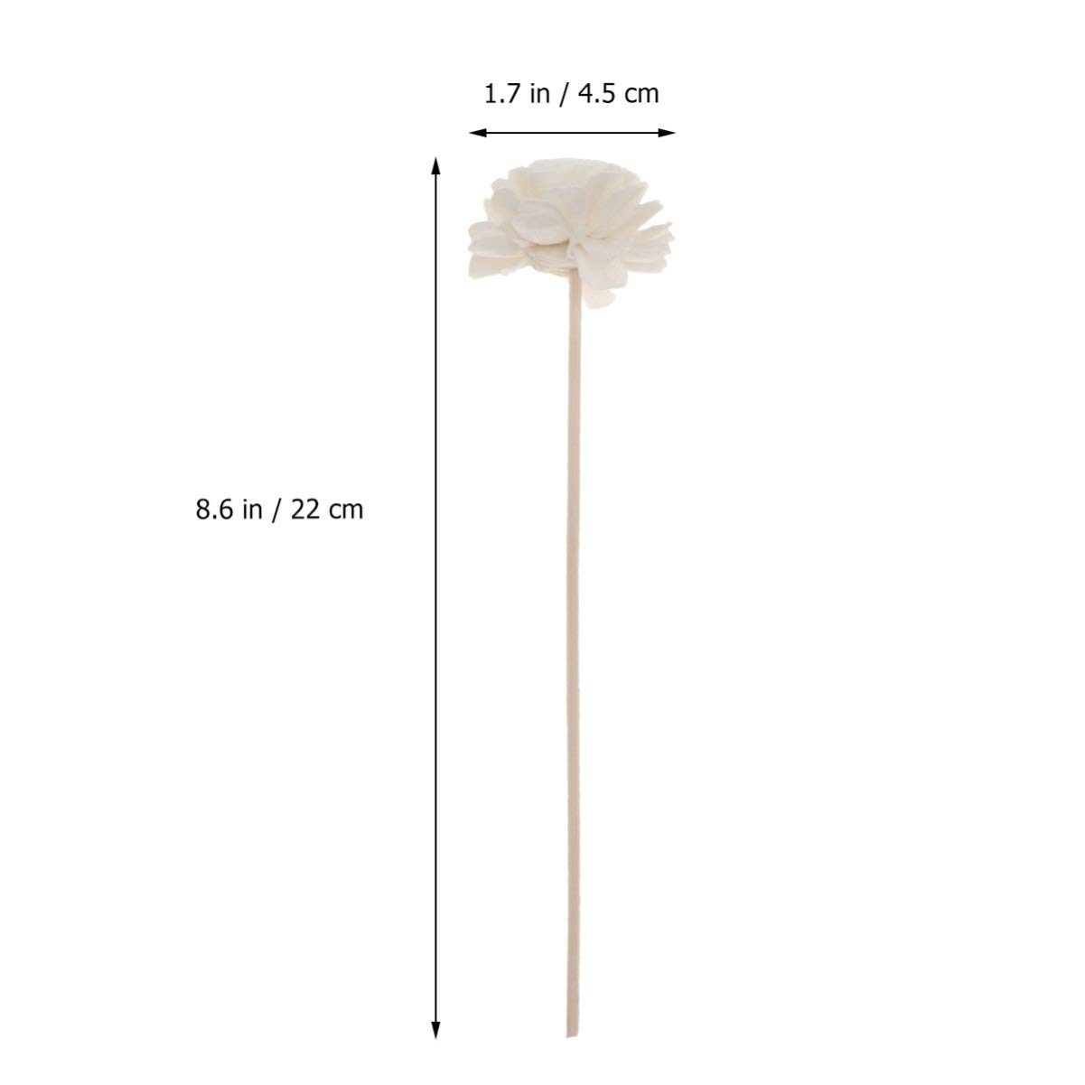 5 Pcs Natural Rattan Essential Oil Diffuser Sticks - Aromatherapy Reed Diffusers for Home, Office, Spa & Relaxation