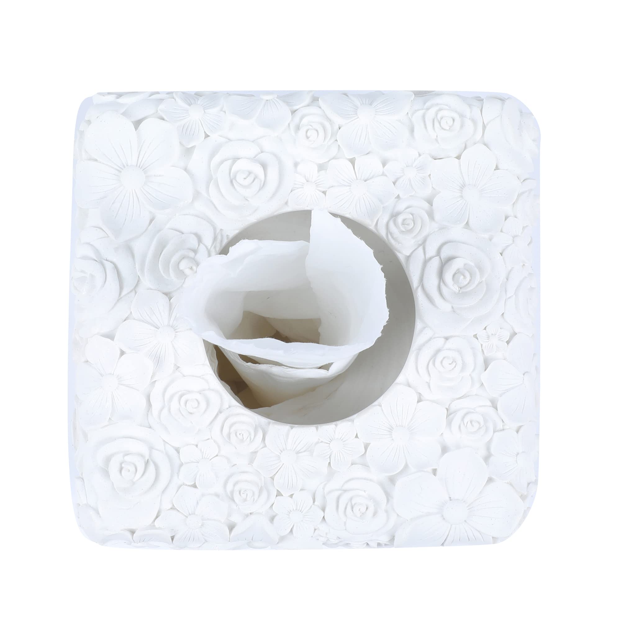Modern Square Tissue Box Cover Holder - Stylish Bathroom Vanity & Countertop Decor, Unique Design for Bedroom, Living Room & Home Accessories - Perfect for Home, Office & Gift Giving
