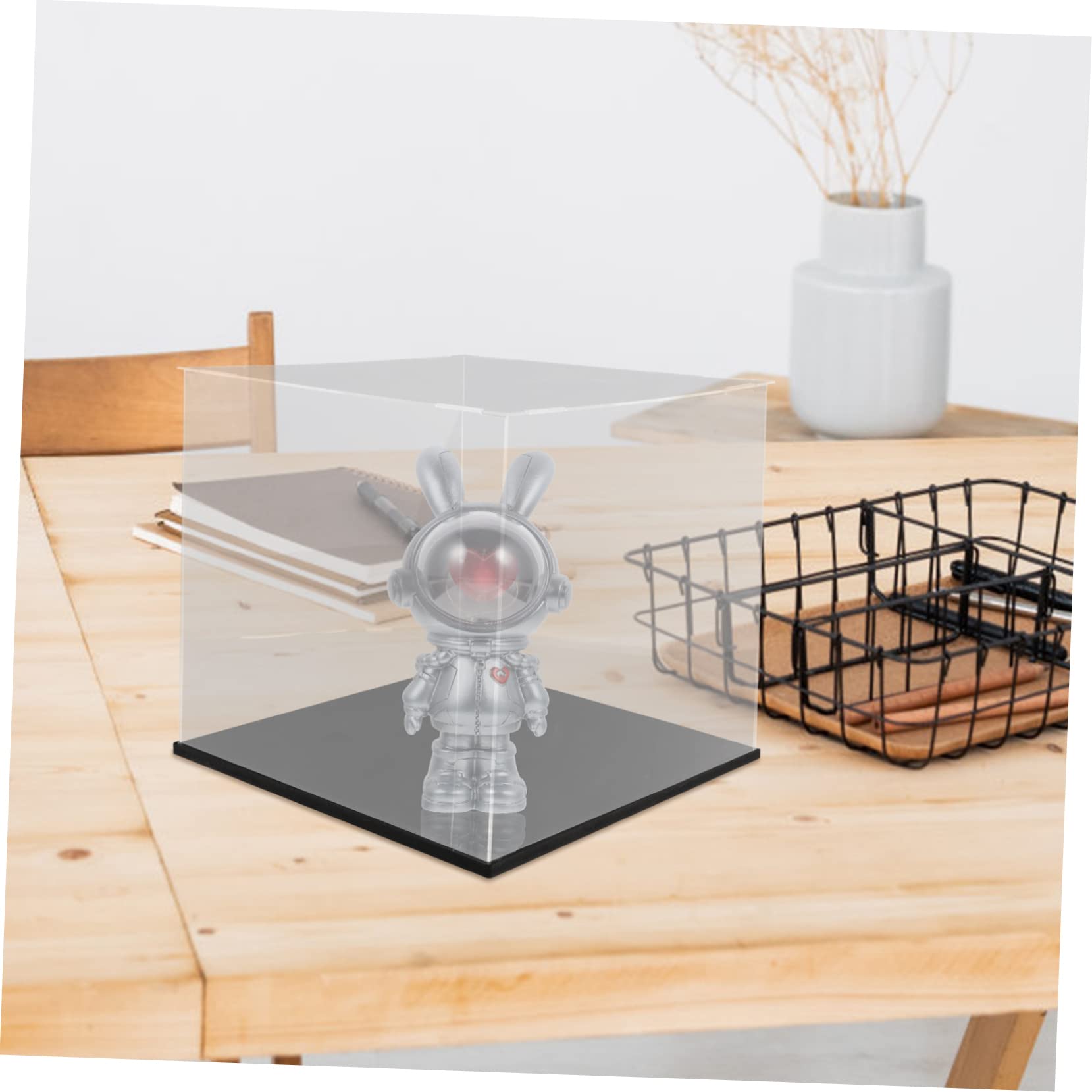 BESPORTBLE Acrylic Basketball Display Case - Clear Box Toy Holder & Storage Stand for Home Decor, Sports Collectibles, and Kids Room Organization