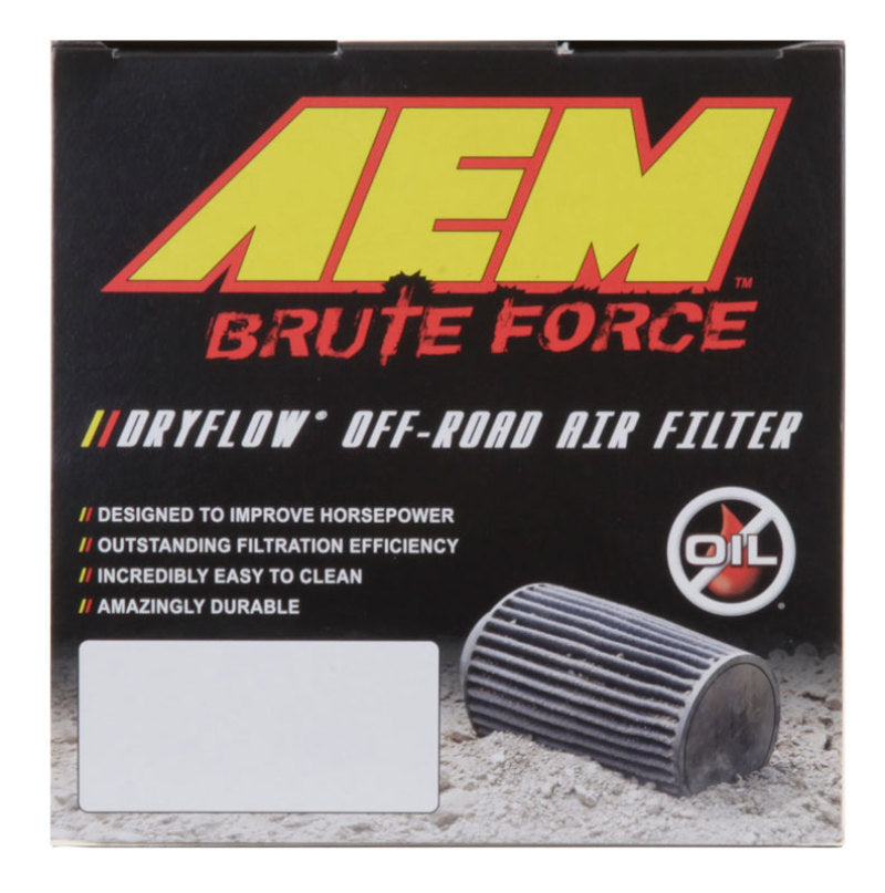 AEM Dryflow Conical Air Filter - 2.75