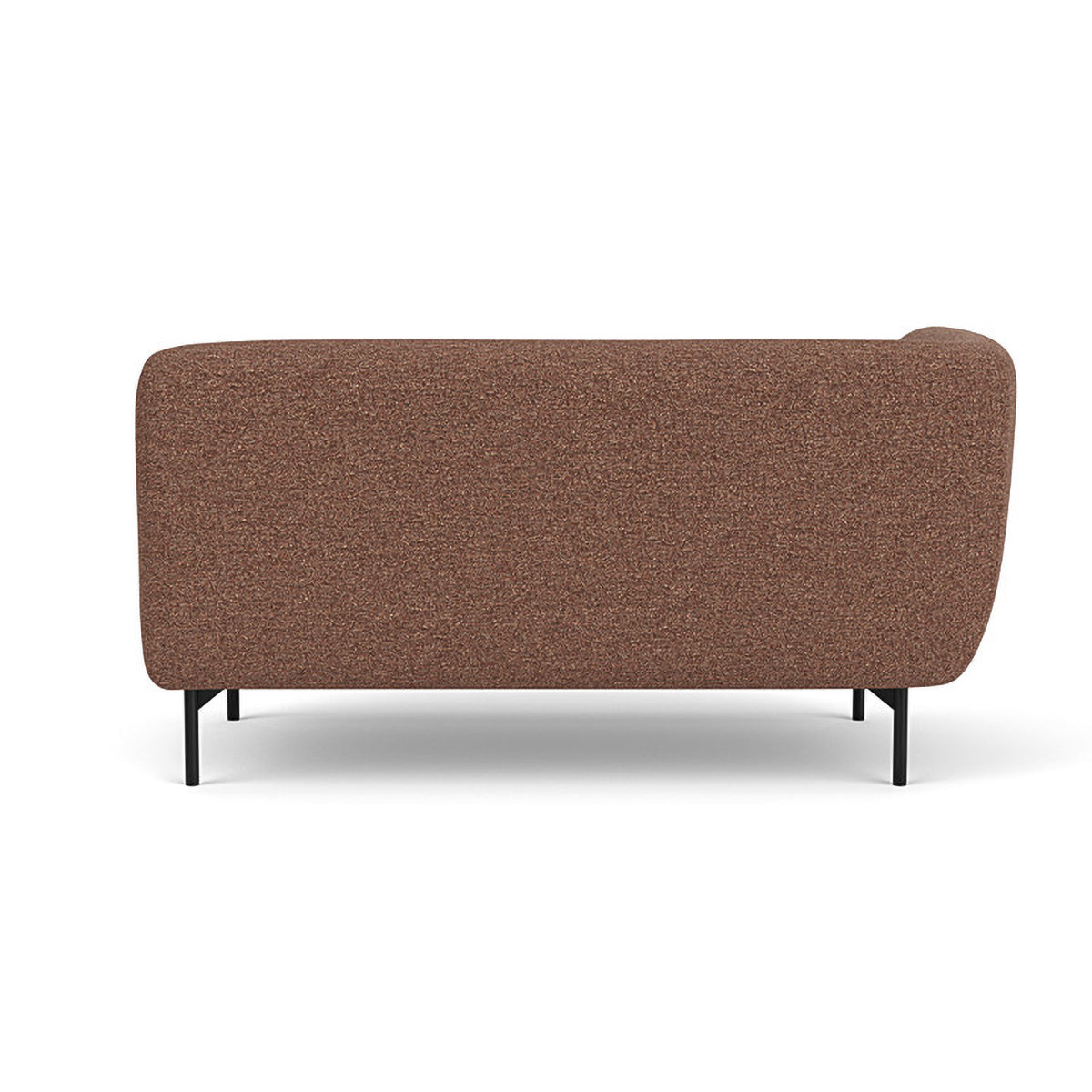 Alfred Boucle Left 2 Seater Modular Sofa - Modern Sectional Couch for Living Room, Small Space & Apartment - Soft Fabric Upholstery with Reversible Design