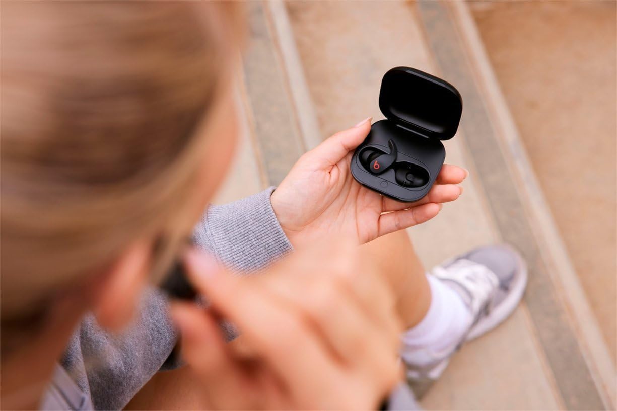 Beats Fit Pro True Wireless Noise Cancelling Earbuds - Black (Renewed) | Secure Fit for Running & Workouts, Active Noise Cancellation for Commuting & Travel