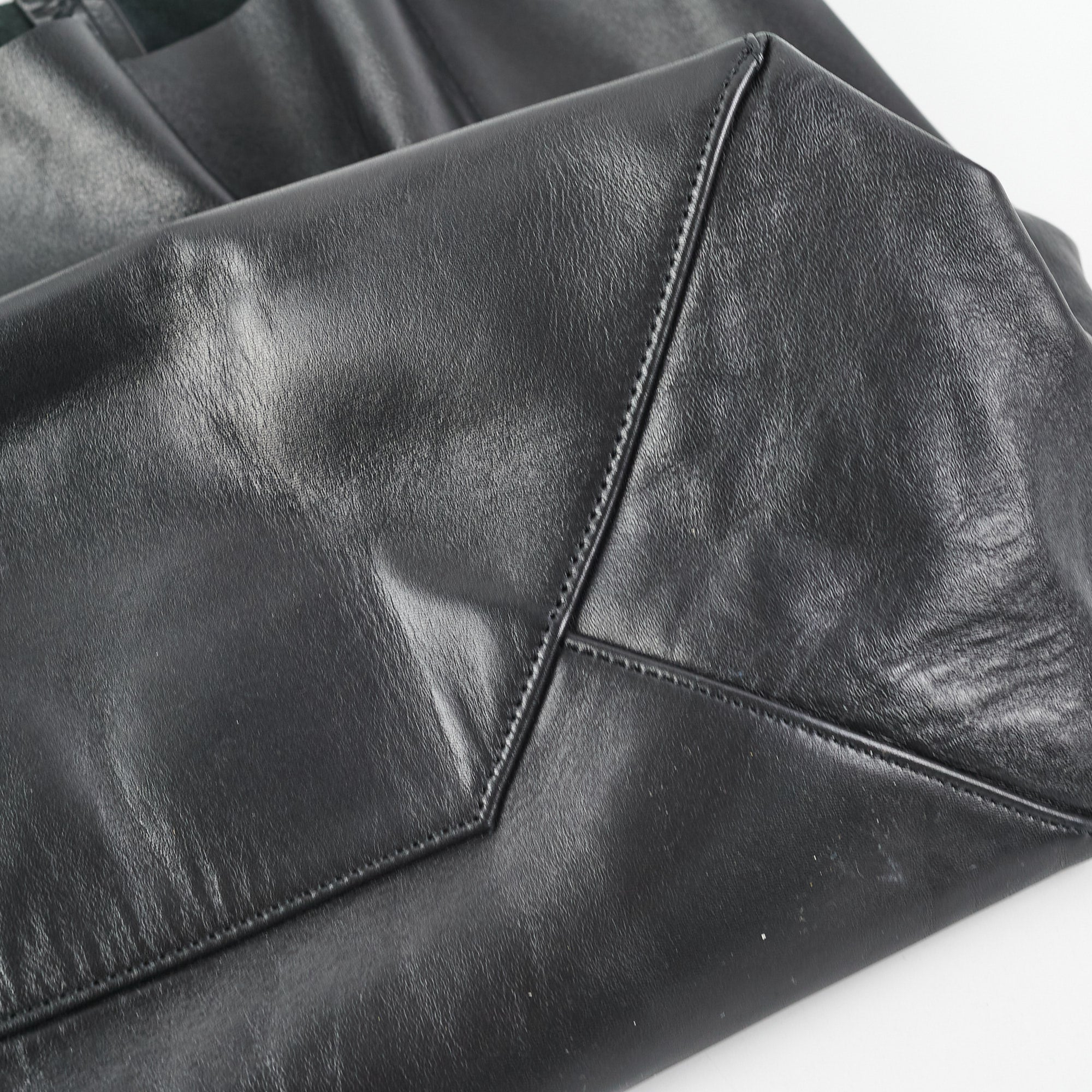 Celine Black Leather Tote Bag for Women - Stylish & Spacious Handbag for Work, Travel & Everyday Use