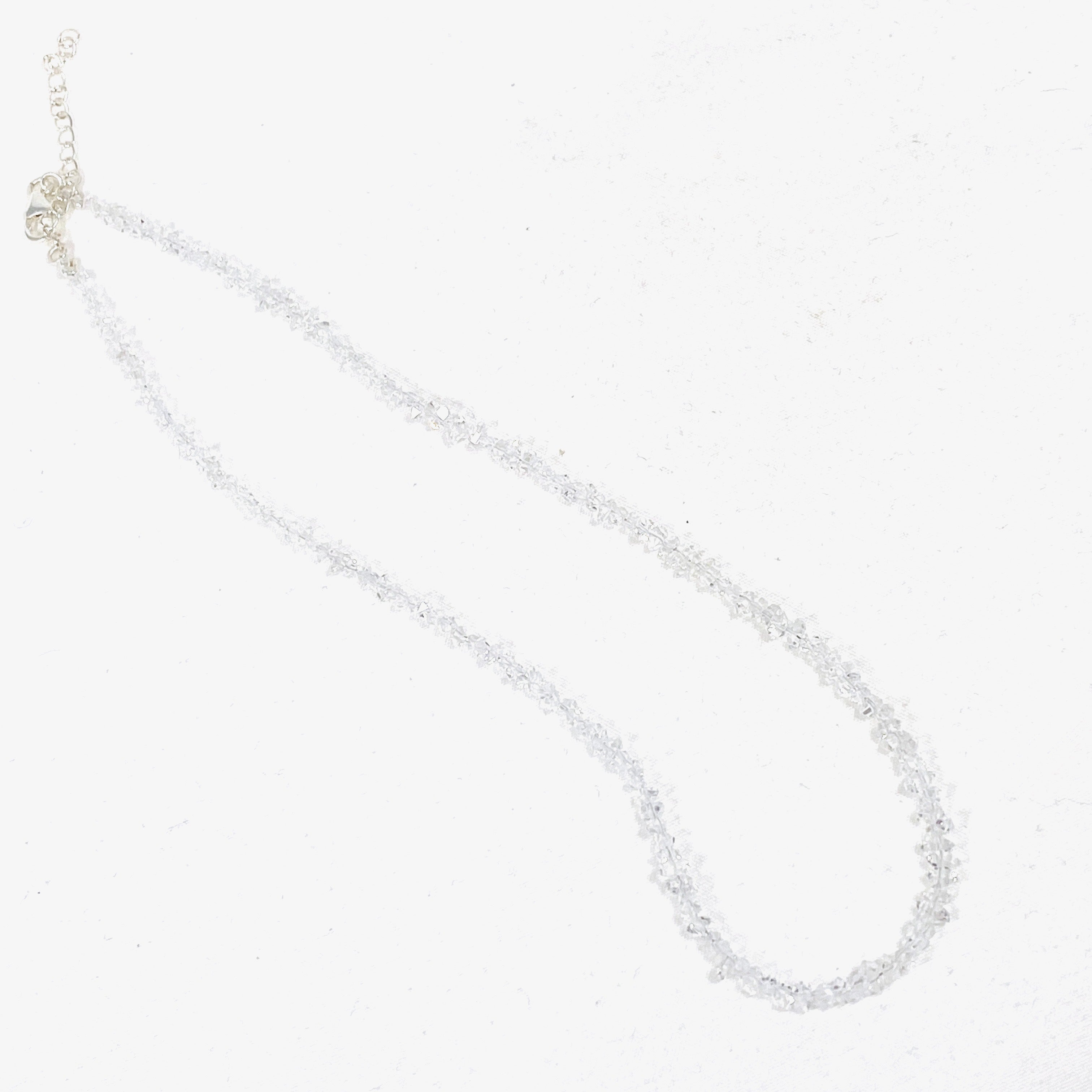Natural Herkimer Diamond Crystal Necklace - Genuine Quartz Pendant Jewelry for Women - Perfect for Meditation, Energy Healing & Spiritual Gifts