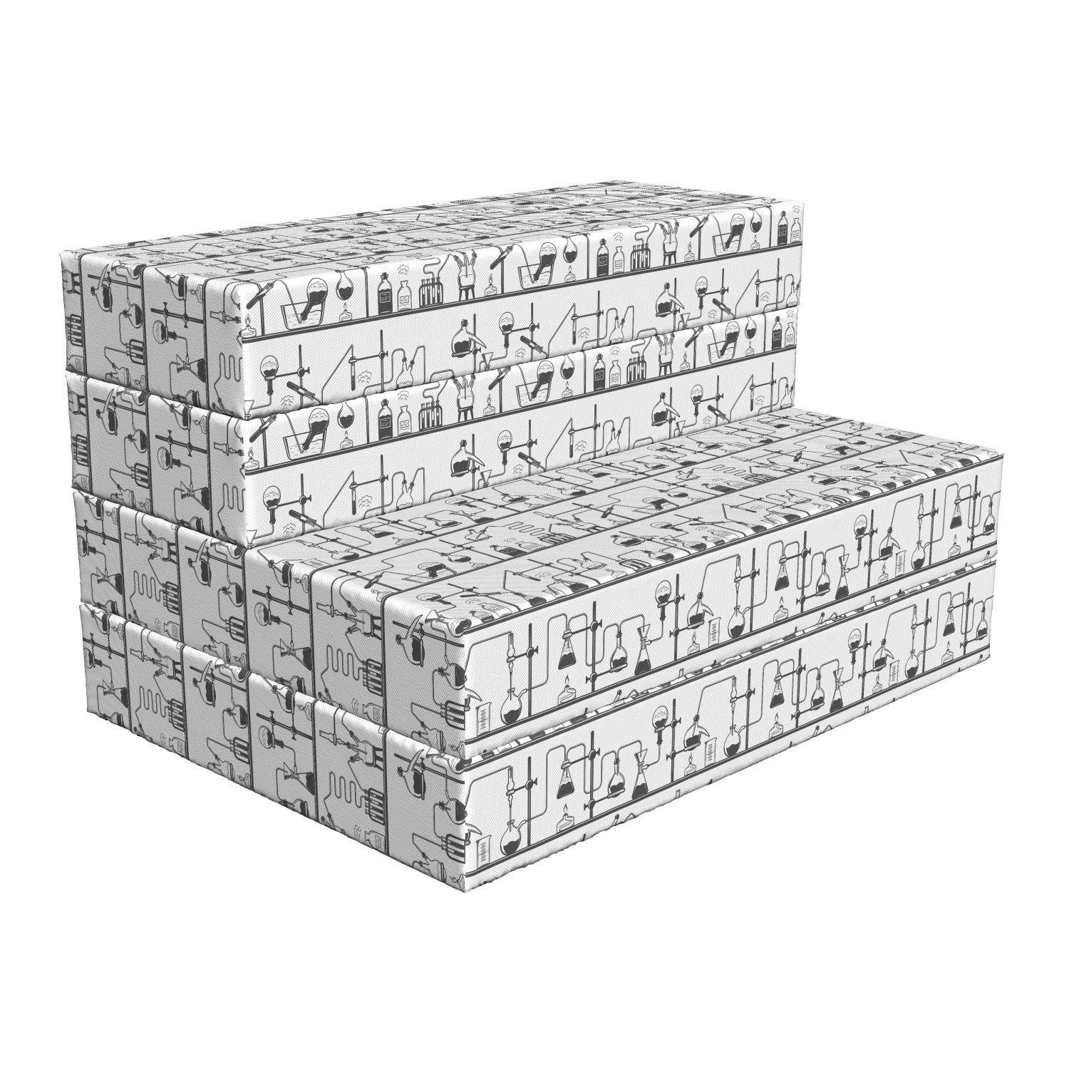 Ambesonne Chemistry Lab Design Foldable Mattress - 74.8
