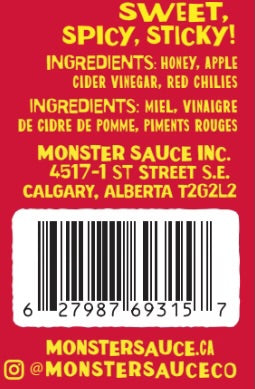 Shorty's Hot Honey - Spicy Sweet Honey Sauce for Wings, Pizza, BBQ & Cocktails - Perfect for Glazing, Dipping & Mixing