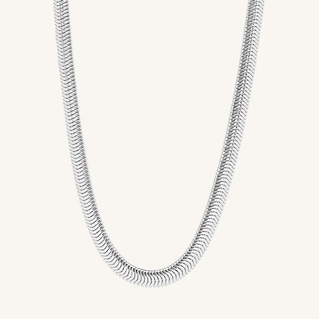 Stainless Steel Snake Chain Necklace for Women - Durable & Elegant Jewelry for Everyday Wear, Gifts & Special Occasions
