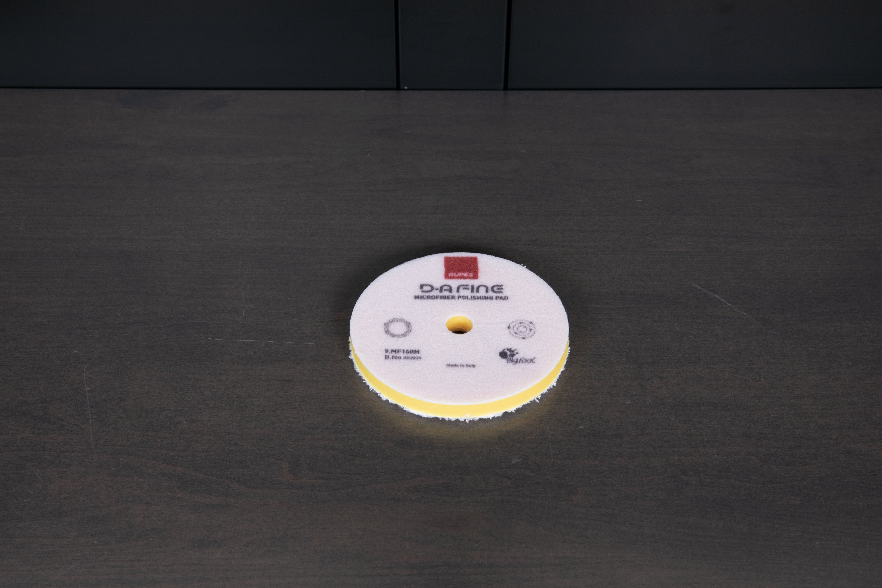 RUPES D-A Yellow Microfiber Polishing Pad for Car Detailing & Paint Correction - Perfect for Auto Body Shops & DIY Enthusiasts