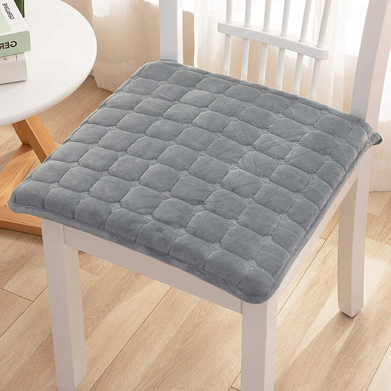 Erddcbb 4-Pack Cotton Chair Cushions for Indoor & Outdoor Use - 100% Breathable Cotton Seat Cushions in Multiple Colors - Perfect for Patio Furniture, Dining Chairs, and Floor Seating