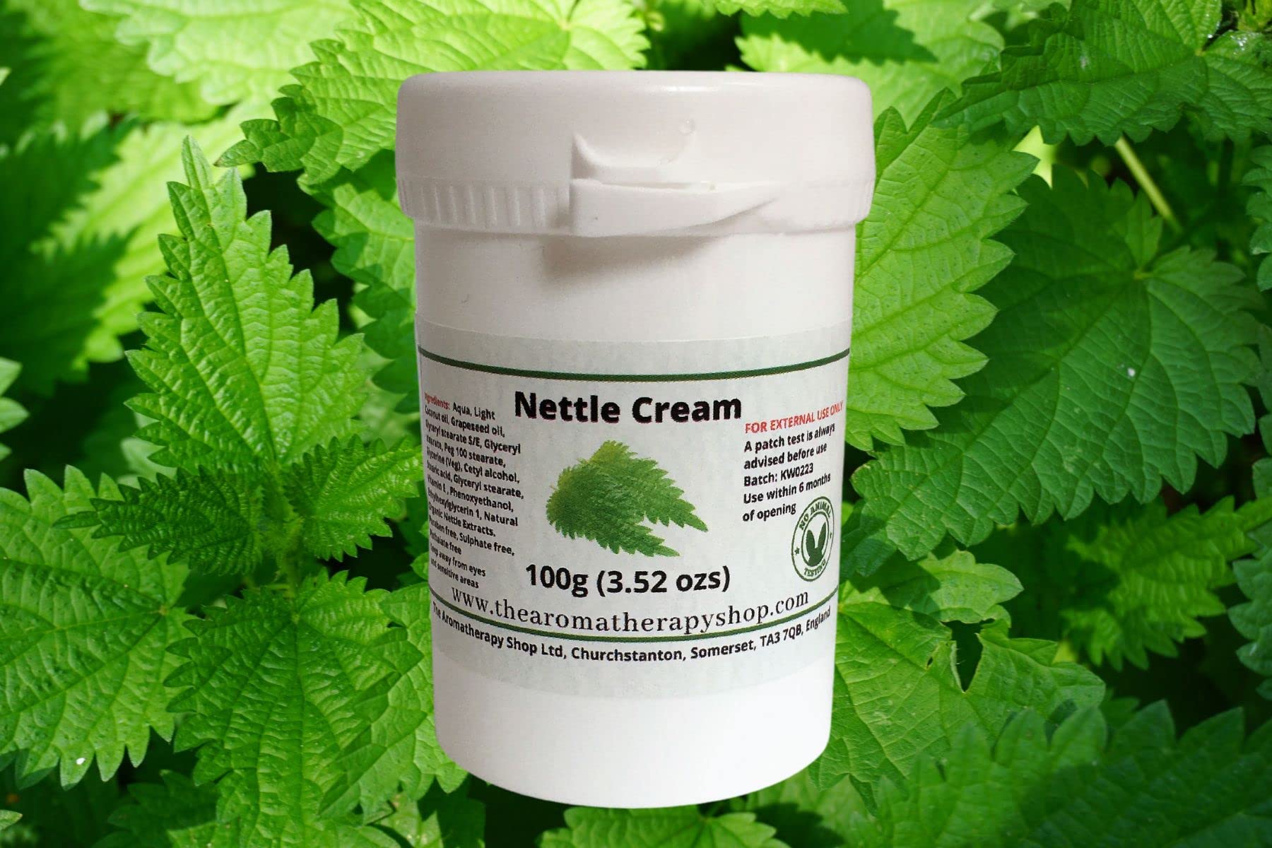 Nettle Cream (100g) - Organic & Natural Skin Relief for Eczema, Psoriasis & Dry Skin - Perfect for Daily Moisturizing & Soothing Irritation