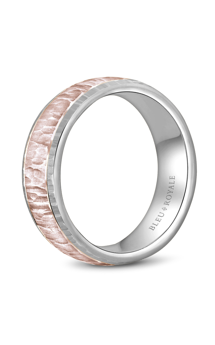 Bleu Royale Men's Wedding Band RYL 045RW75 - 14K White Gold Classic Ring for Grooms & Anniversary Gifts | Perfect for Weddings, Engagements & Special Occasions