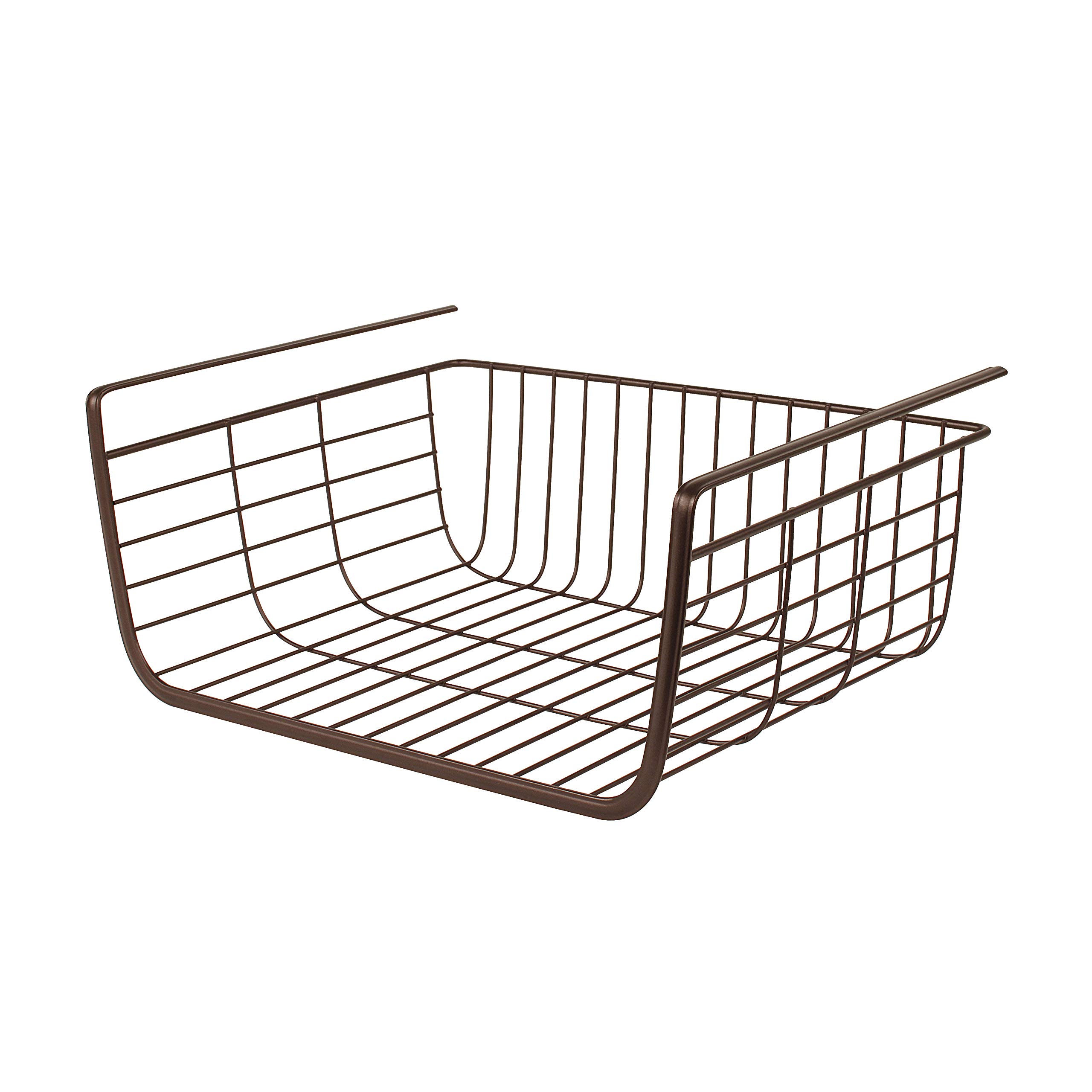 Spectrum Diversified Ashley Small Storage Shelf - Bronze (61724) | Kitchen Cabinet & Pantry Organizer, Bathroom Storage Basket | Perfect for Home, Office & Dorm Organization