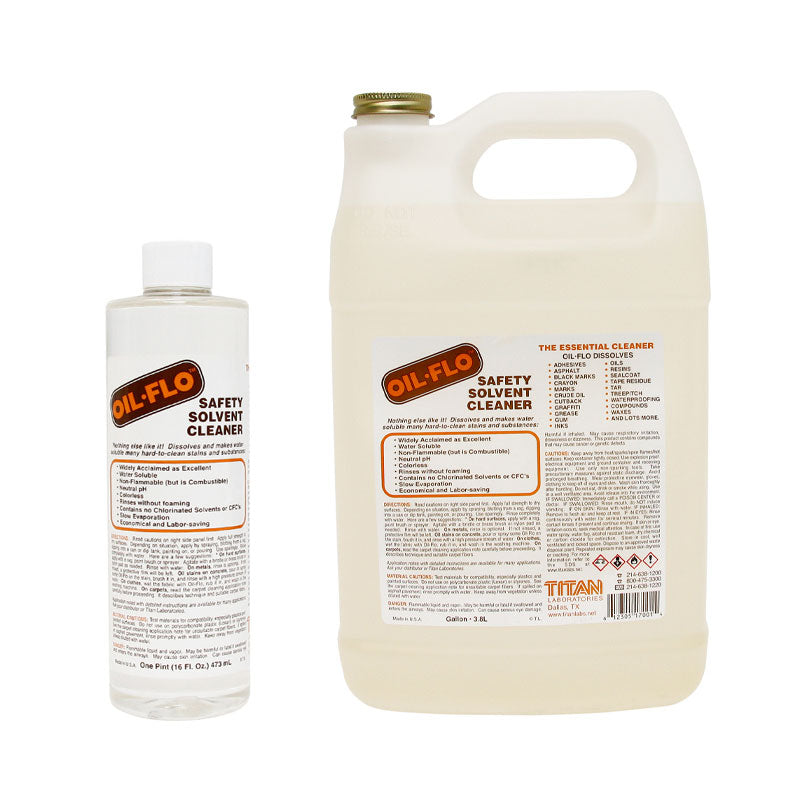 Titan Oil Flo Safety Solvent - Premium Industrial Cleaning Solution for Metal Parts & Equipment | Ideal for Degreasing, Lubrication & Maintenance in Automotive, Manufacturing & Workshop Applications