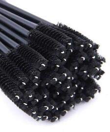 WOIWO 100PCS Disposable Eyelash Brushes - Hollow Spiral Eyelash Curler & Comb for Perfect Lash Curling - Professional Makeup Tools for Salon, Home & Travel Use