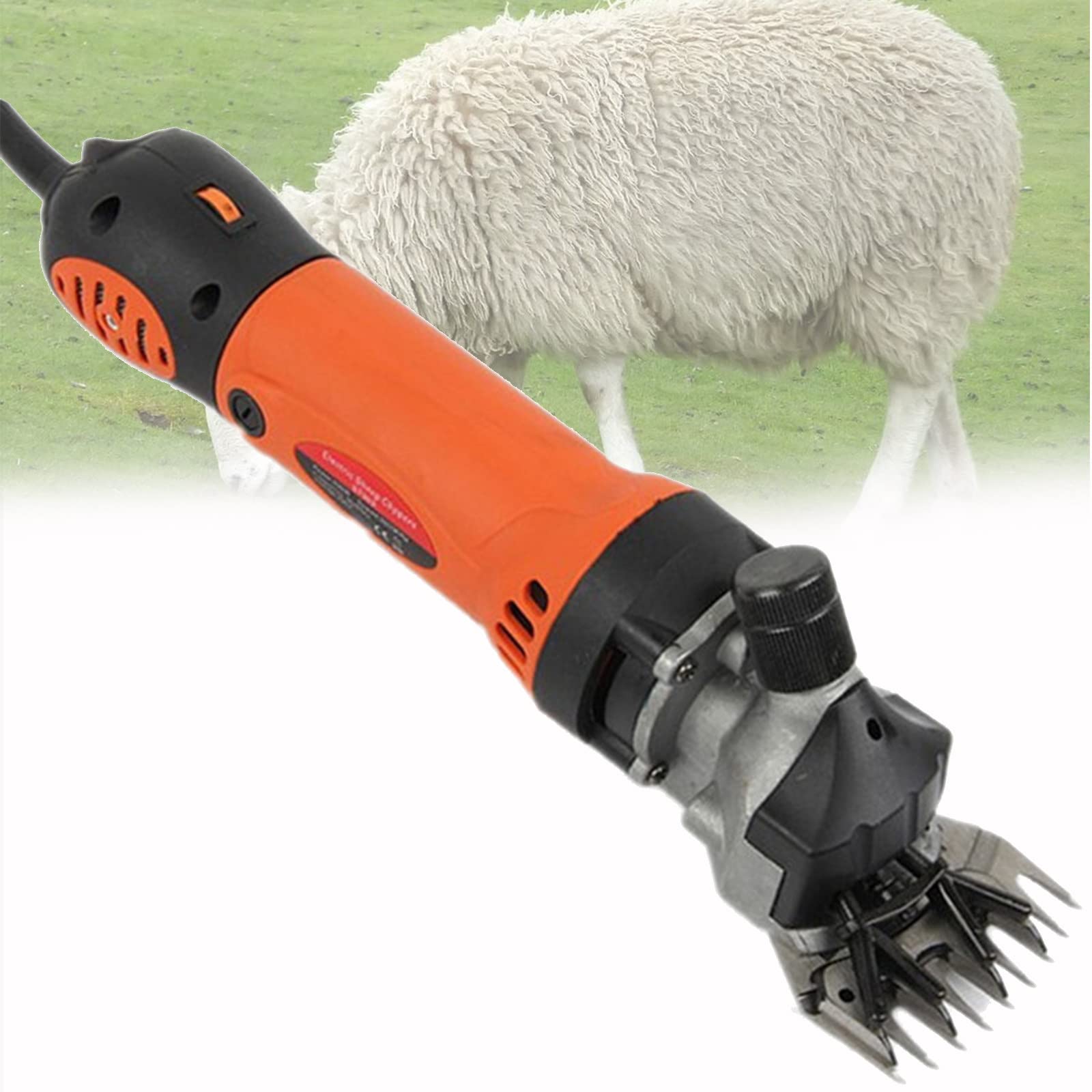 YQJY Professional Heavy Duty Electric Shearing Clippers - 6 Speed Adjustable for Sheep, Goats, Cattle & Livestock Grooming - Includes Durable Carrying Case - Perfect for Farm Animals, Pet Grooming & Wool Harvesting