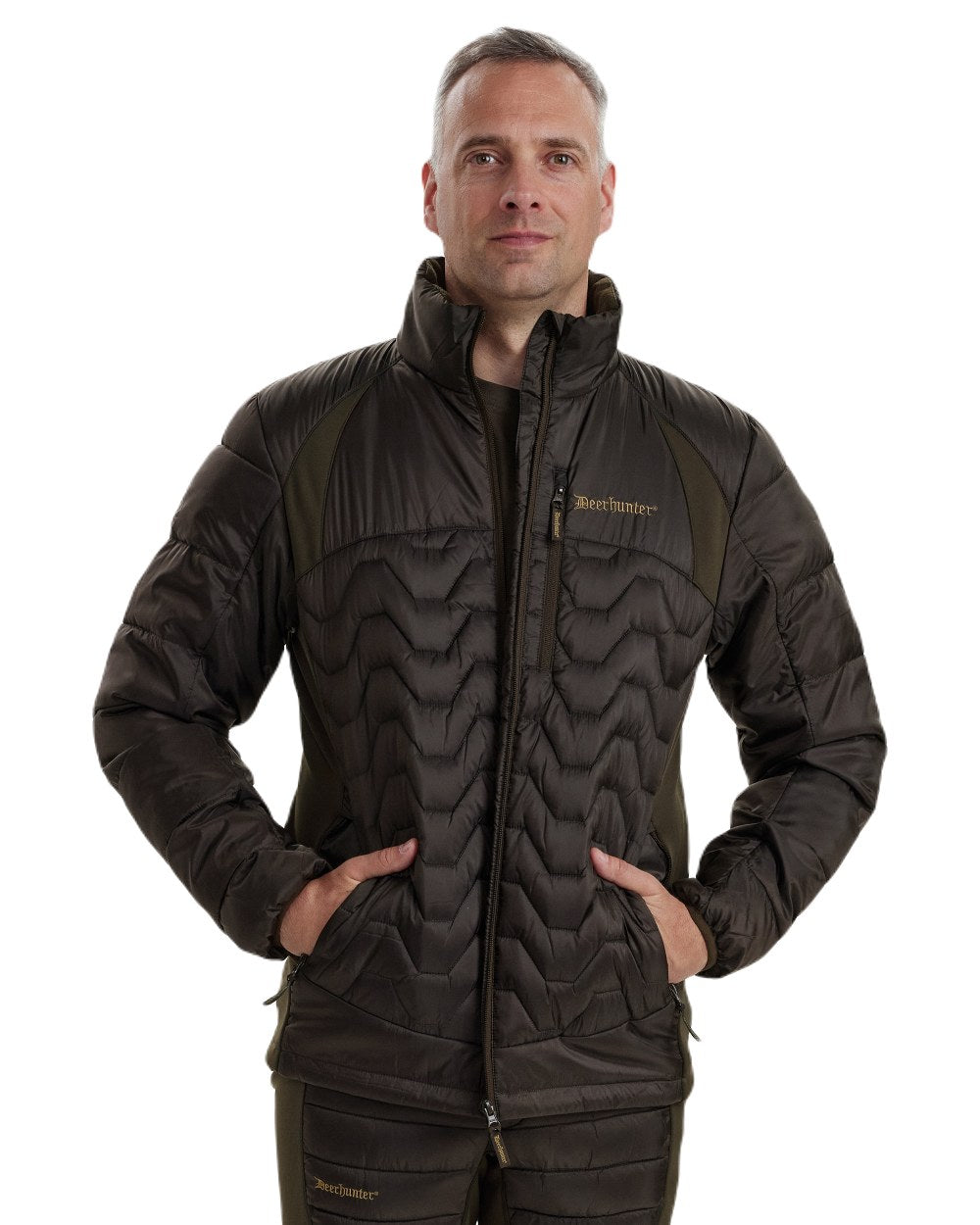 Deerhunter Excape Quilted Jacket - Lightweight Waterproof Outdoor Jacket for Men & Women - Perfect for Hiking, Camping & Winter Adventures