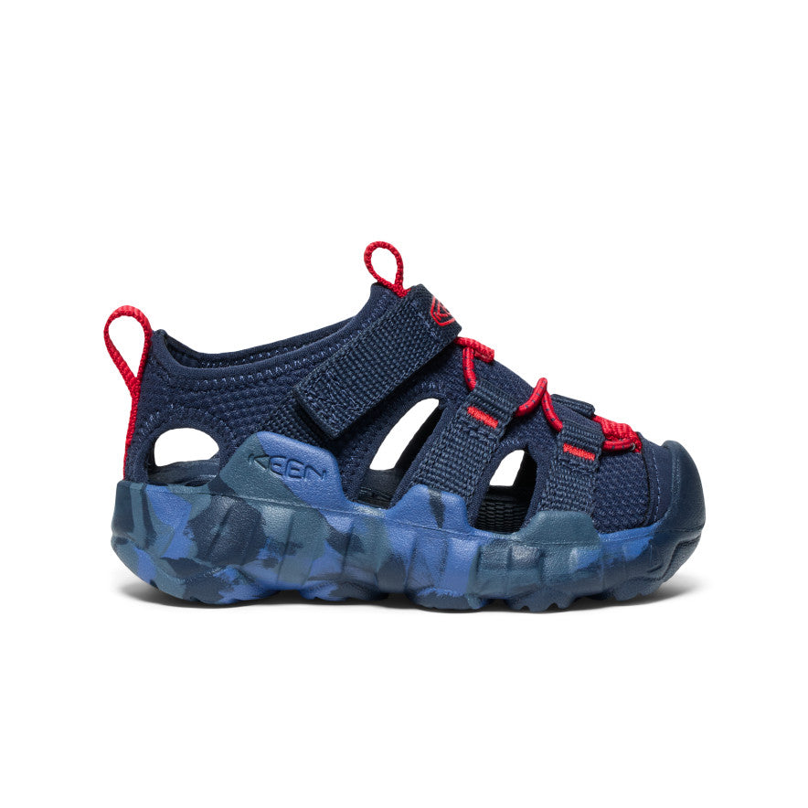 **Hyperport H2 Sandals for Toddlers – Navy Blue & Red | Comfortable Kids Water Shoes for Beach, Pool & Outdoor Play**