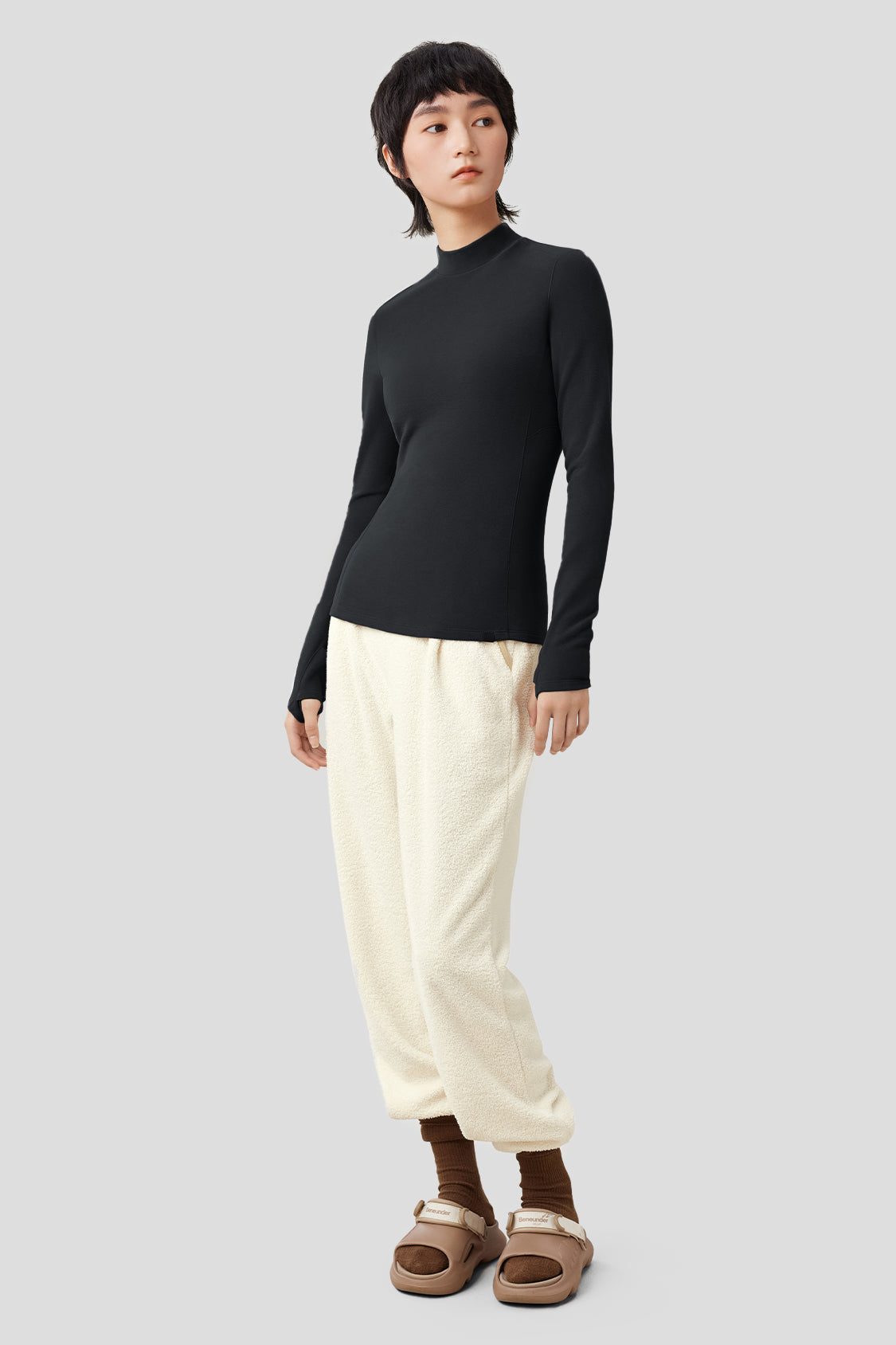 ThermaFlex Women's Slim Fit High Warmth Turtleneck Top - Winter Thermal Base Layer for Outdoor Activities & Cold Weather Fashion