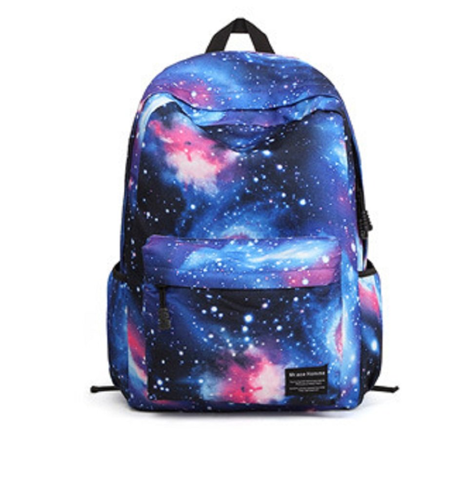 Kamabags Galaxy Patterned Laptop Backpack for Men & Women - Lightweight Travel Backpack with USB Charging Port, Water-Resistant Bookbag for School, Work, Commuting & Outdoor Adventures