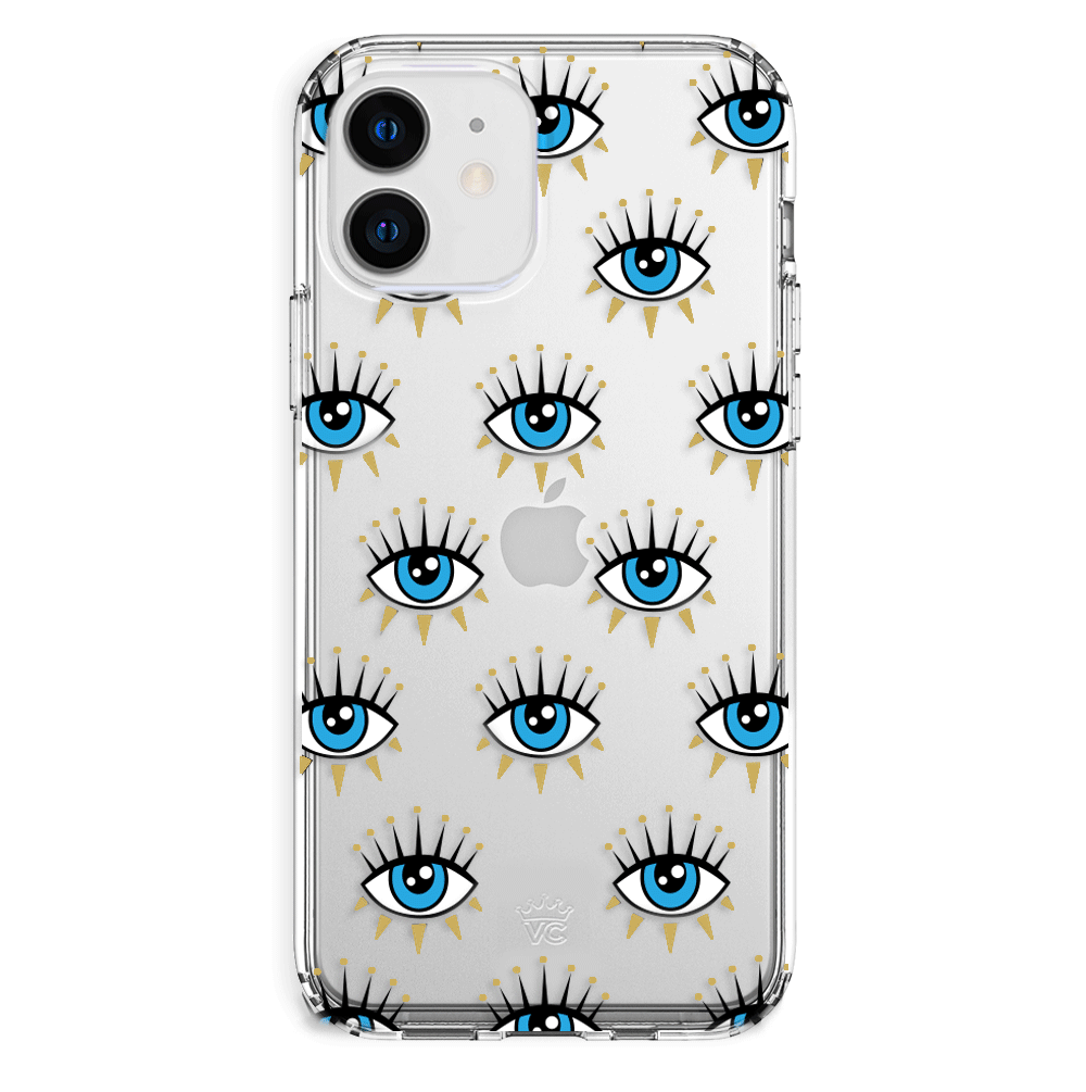 Evil Eye Protection iPhone Case - Stylish & Durable Phone Cover for iPhone 13/12/11/XR - Perfect for Travel, Parties & Daily Use