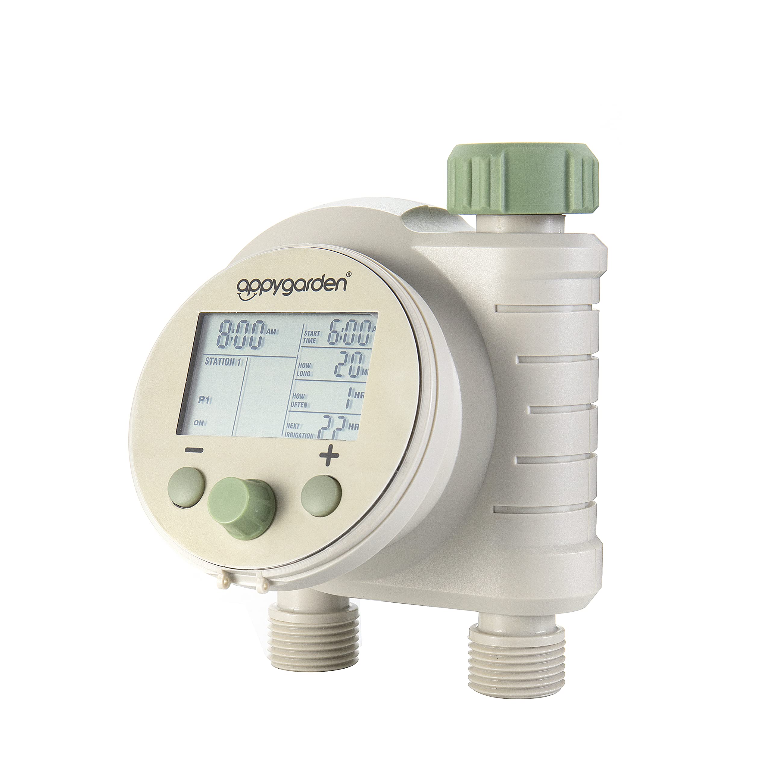 Edge 2 Plus Programmable Automatic Sprinkler Hose Faucet Timer (Dual Port) - Smart Watering System for Garden, Lawn & Outdoor Plants