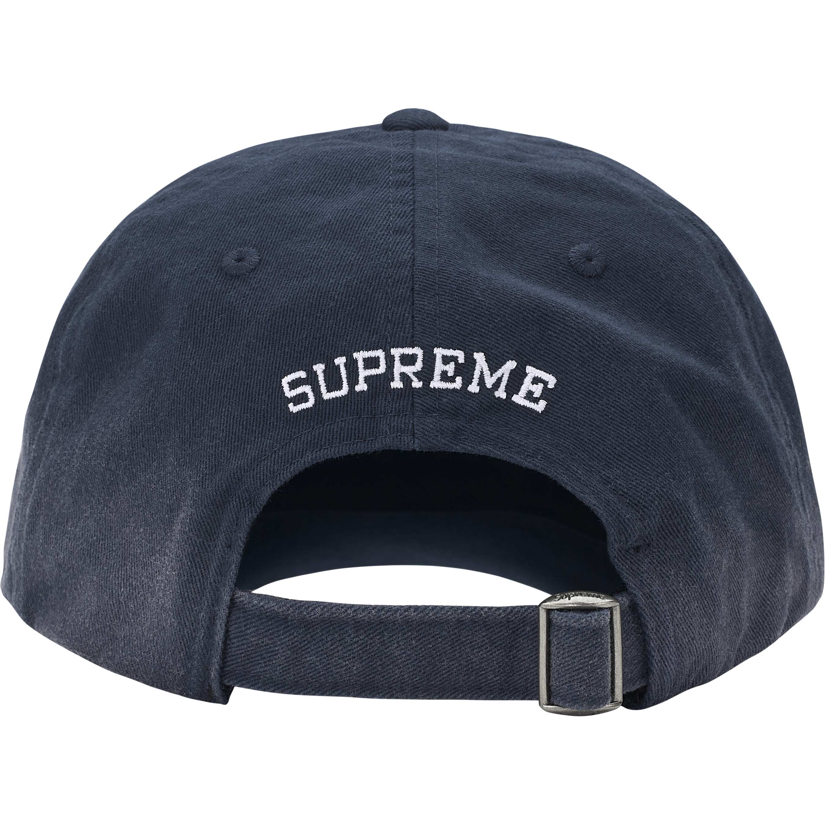Supreme Leather Applique 6-Panel Navy Baseball Cap - Stylish Streetwear Accessory for Men & Women | Perfect for Urban Fashion, Hip-Hop Style & Everyday Wear