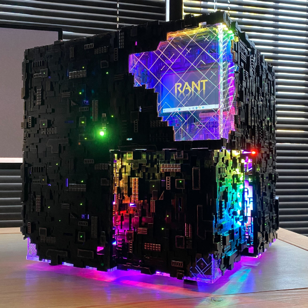 Star Trek: Picard Borg Cube ATX PC Case - Themed Gaming Computer Tower for Sci-Fi Fans | Perfect for Star Trek Collectors & PC Builders | Home Office & Gaming Setup