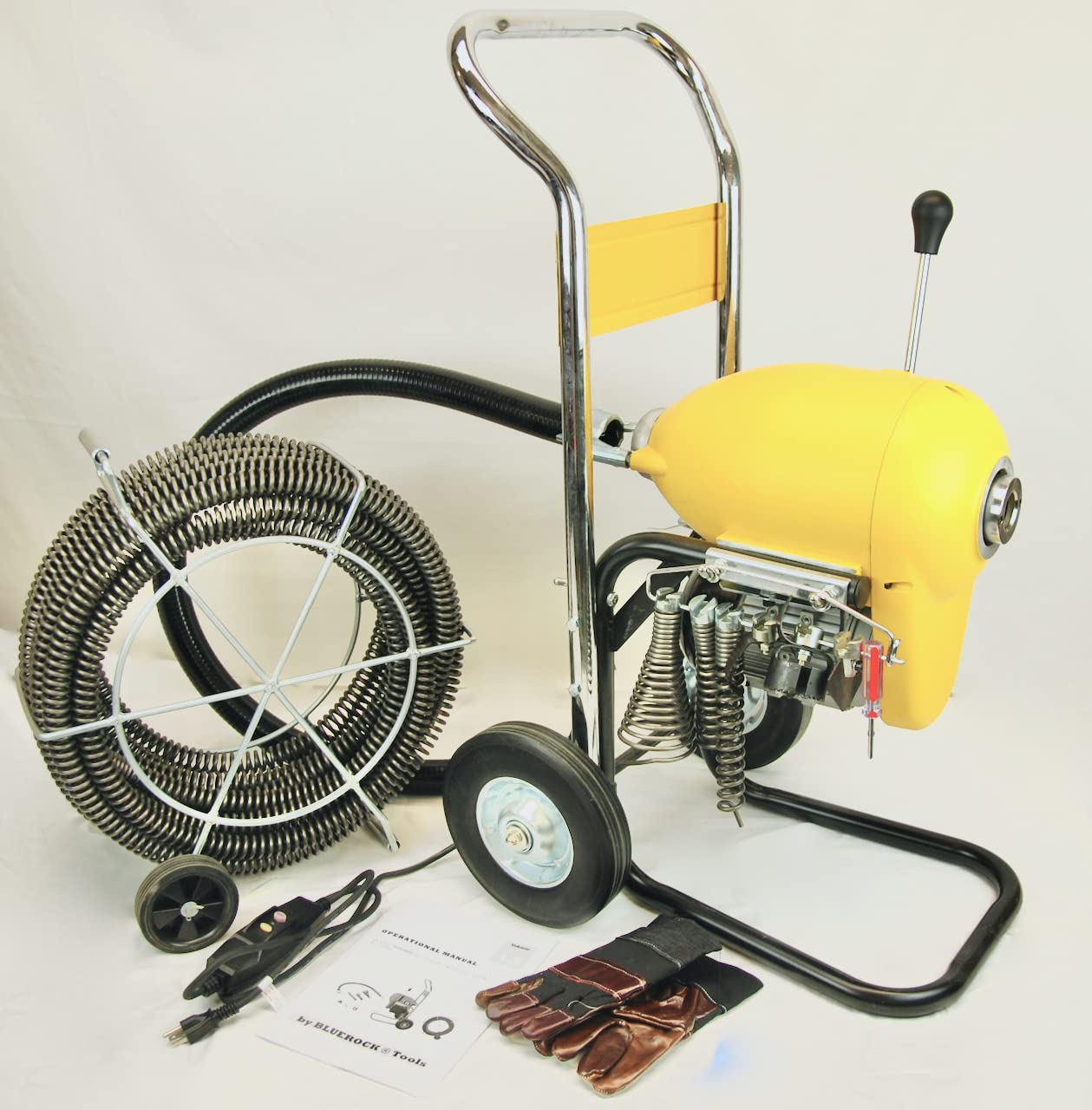 BLUEROCK SDS200B 1.5HP Drain Snake for 2