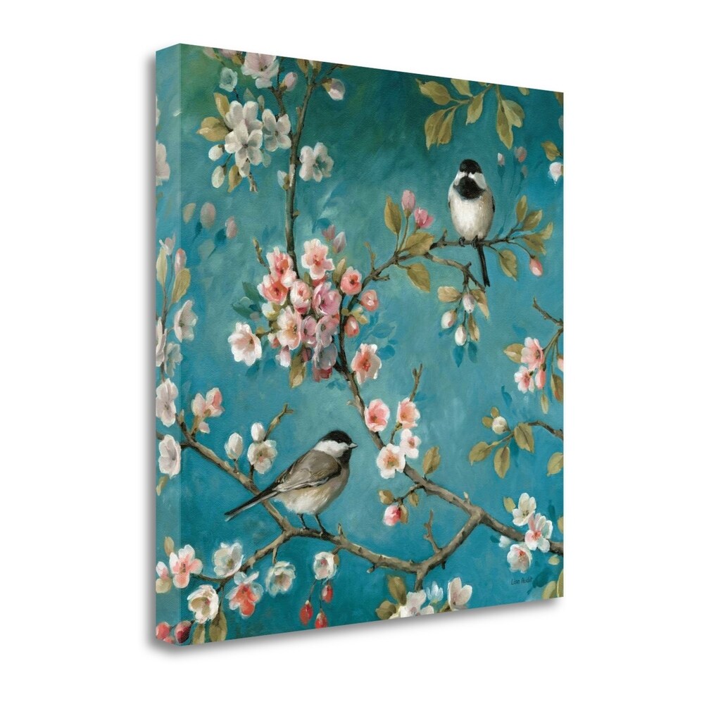 Blossom I By Lisa Audit - Premium Fine Art Giclee Print on Gallery Wrap Canvas - Ready to Hang Wall Decor - Perfect for Living Room, Bedroom & Office Decor