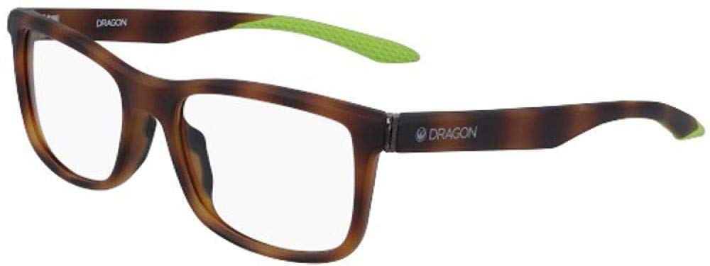 DRAGON DR 196 TUCK 245 Matte Tortoise Eyeglasses - Stylish Retro Frame for Men & Women - Perfect for Reading, Work, and Fashion Accessories