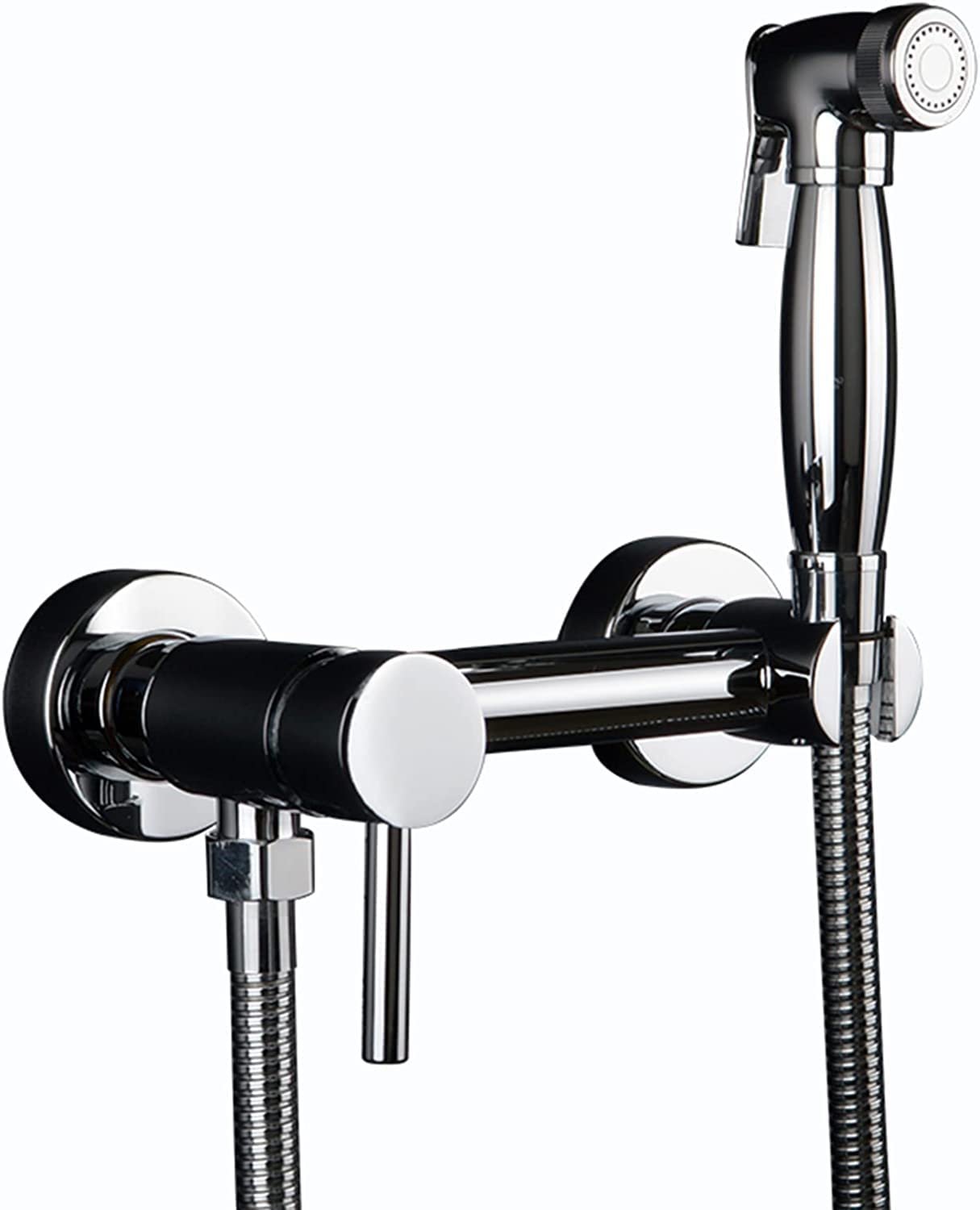 **Brass Handheld Bidet Sprayer for Toilet - Hot & Cold Water Portable Faucet with 1.5m Hose - Perfect for Feminine Hygiene, Baby Cloth Diaper Cleaning, Pet Washing & Bathroom Use**