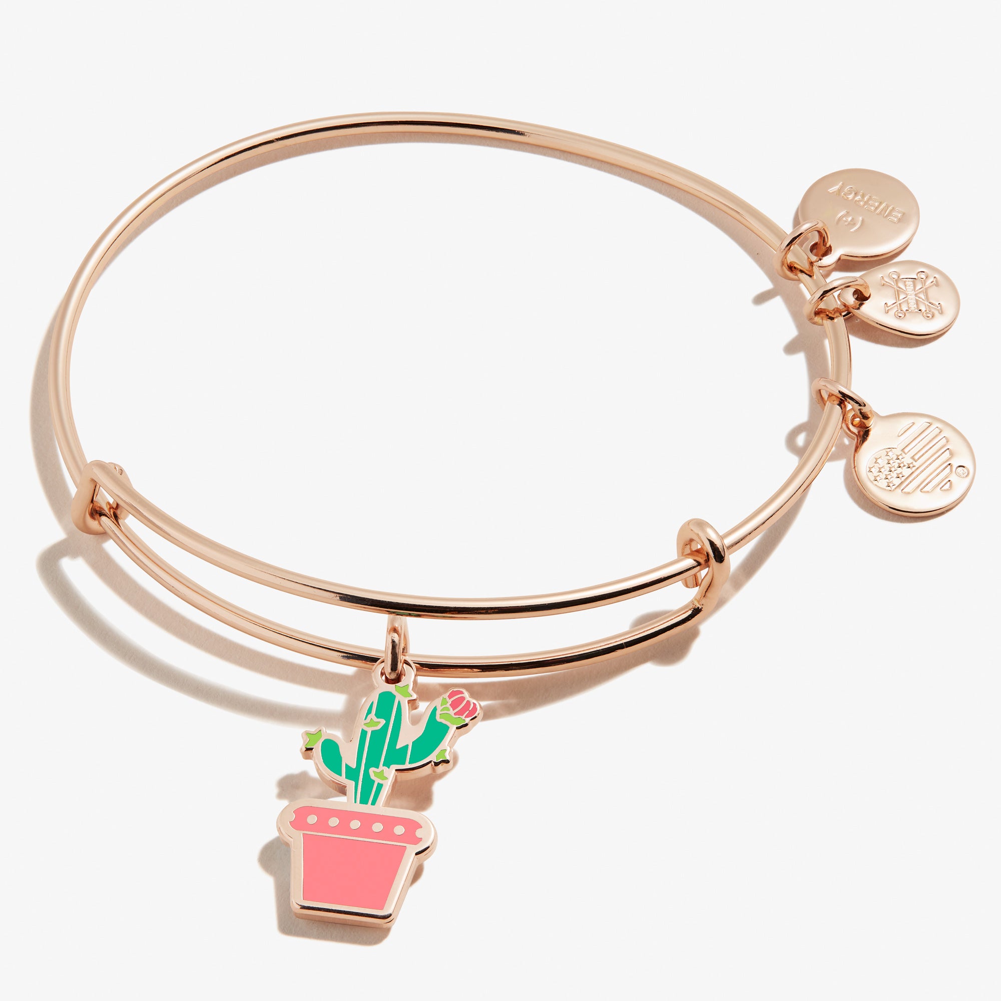 Cactus Charm Bangle - Stylish Boho Bracelet for Women, Trendy Cactus Jewelry for Everyday Wear, Perfect for Summer Outfits and Festival Fashion
