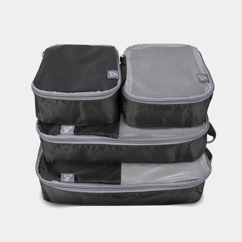 Travelon Set of 4 Soft Packing Organizers - Lightweight Luggage Organizers for Suitcases, Perfect for Travel, Business Trips & Vacation Packing